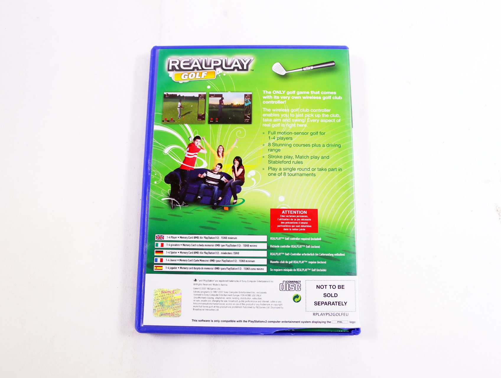 PlayStation 2 - Realplay Golf - In2Games - productfoto 2
