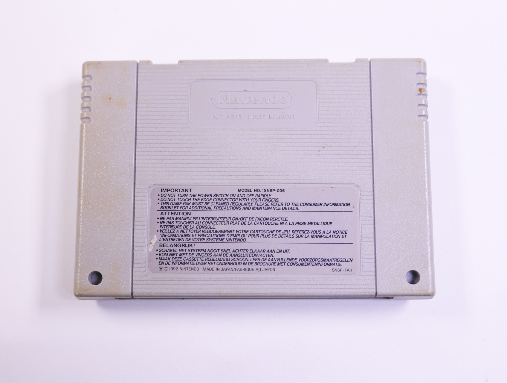SNES - The Simpsons: Bart's Nightmare - productfoto 2