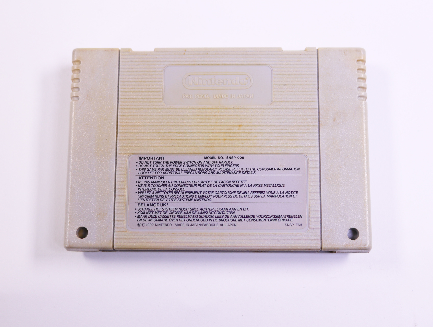 SNES - RoboCop 3 - productfoto 2