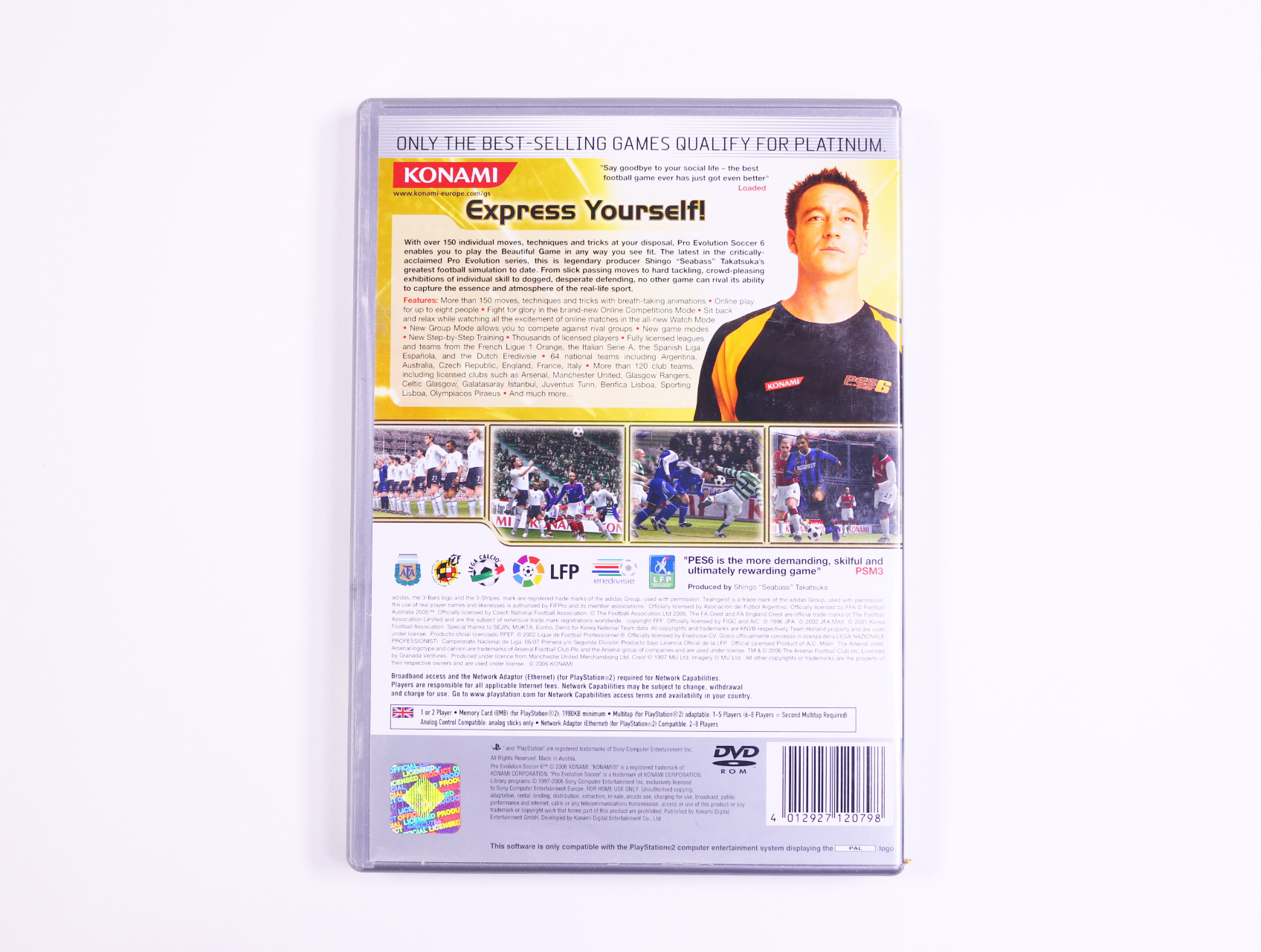 PlayStation 2 - Pro Evolution Soccer 6 [Platinum Hits] - productfoto 2