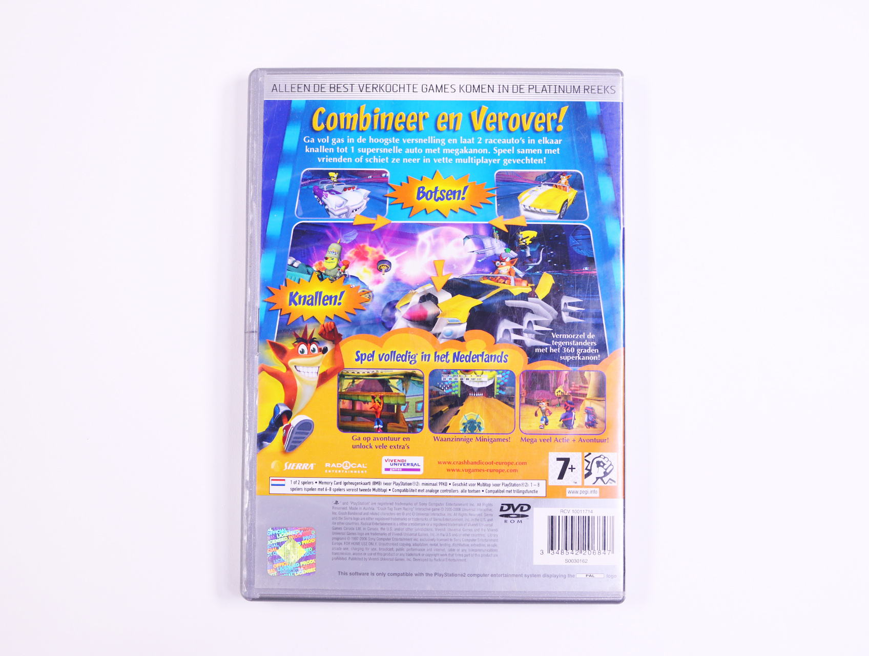 PlayStation 2 - Crash Tag Team Racing [Platinum] [No Manual] - productfoto 2
