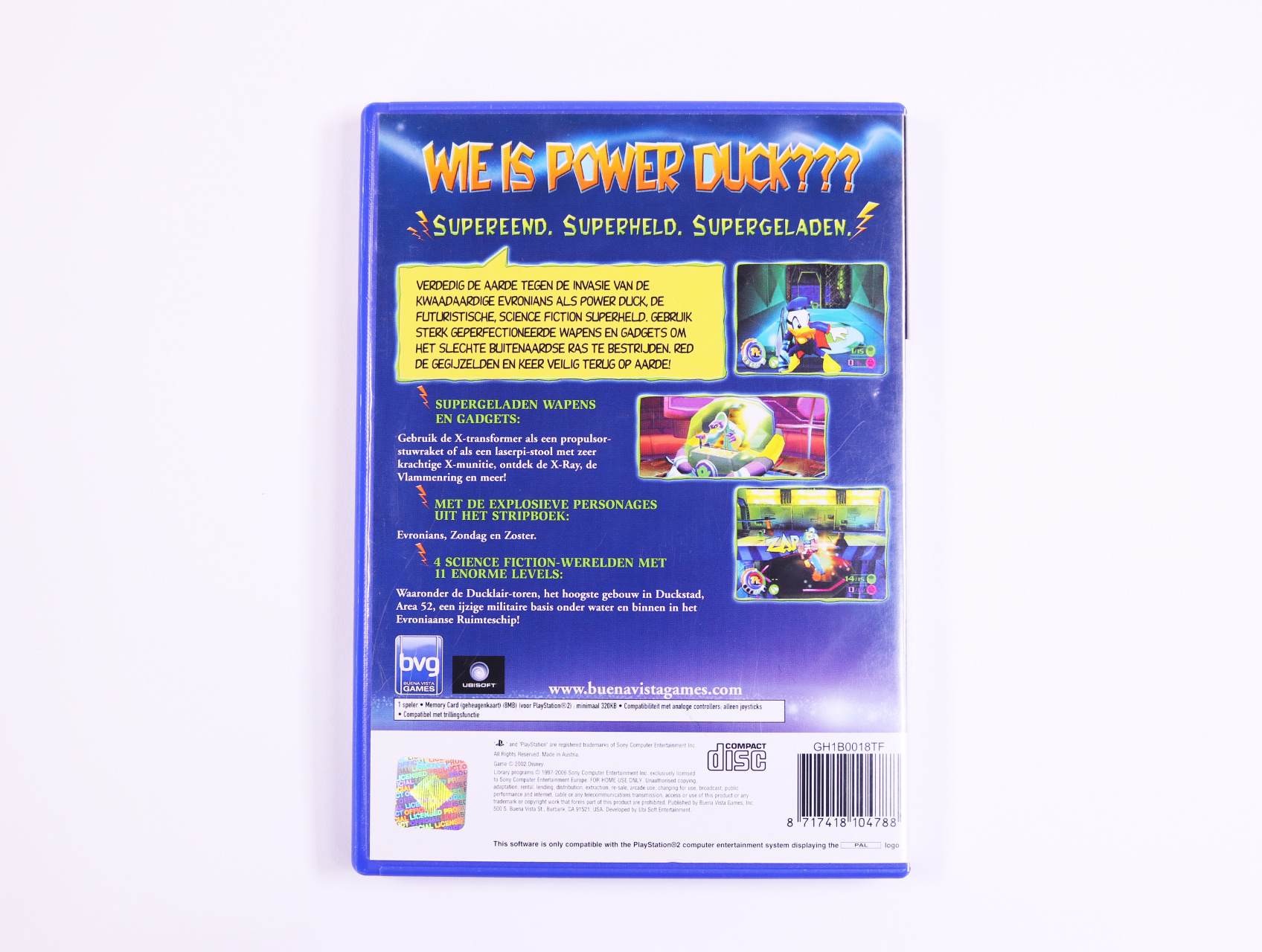 PlayStation 2 - Disney's Donald Duck: Goin' Quackers - productfoto 2