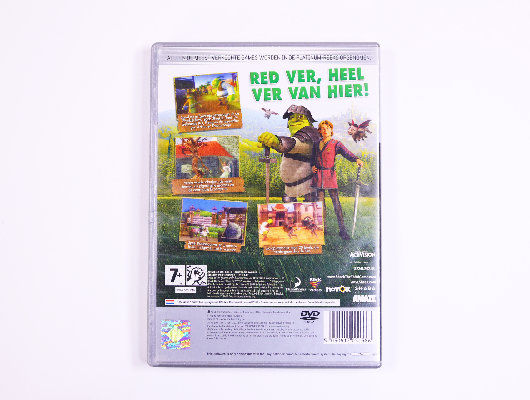 PlayStation 2 - Shrek the Third [Platinum] - productfoto 2
