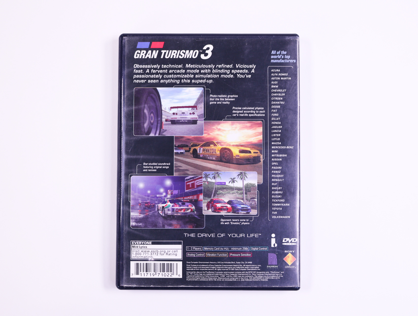 PlayStation 2 - Gran Turismo 3: A-Spec - productfoto 2