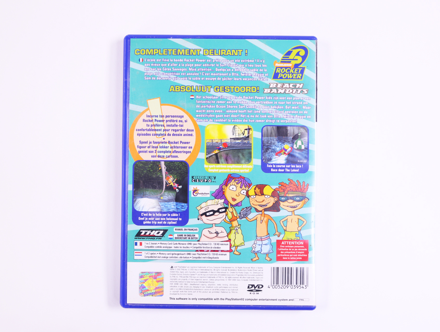 PlayStation 2 - Rocket Power: Beach Bandits - productfoto 2