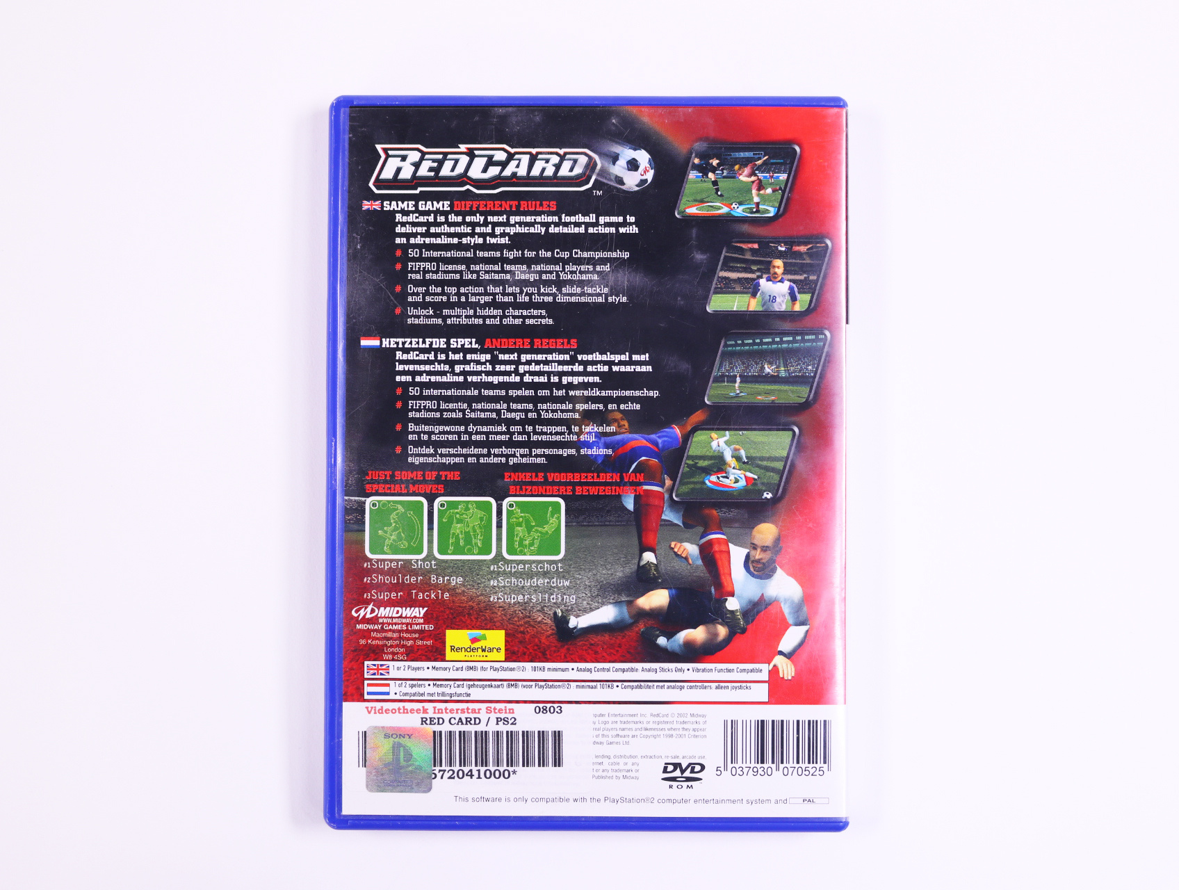 PlayStation 2 - RedCard - productfoto 2