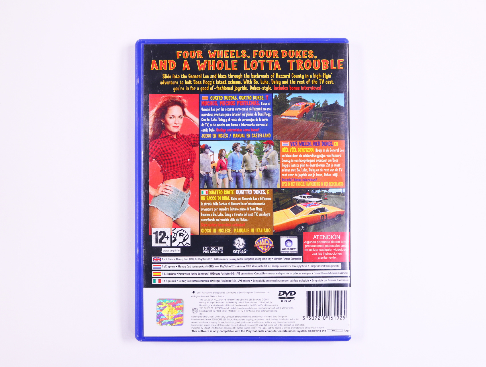 PlayStation 2 - The Dukes of Hazzard: Return of the General Lee - productfoto 2