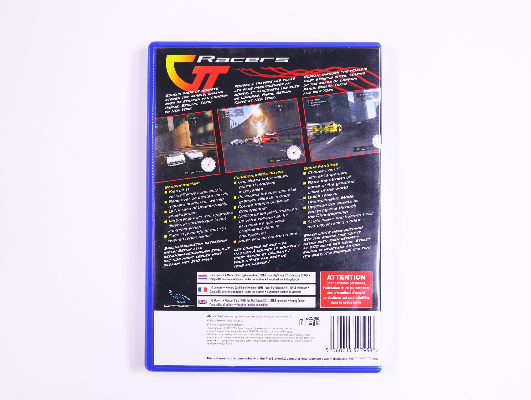 PlayStation 2 - GT Racers - productfoto 2