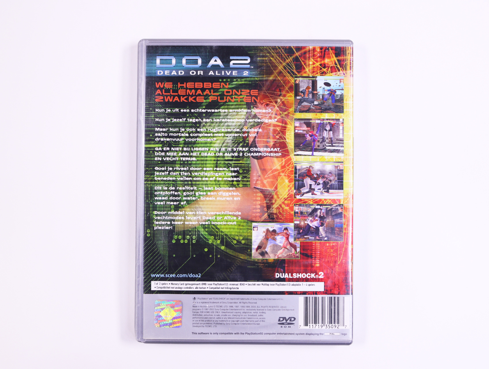 PlayStation 2 - Dead or Alive 2 [Platinum] [No Manual] - productfoto 2