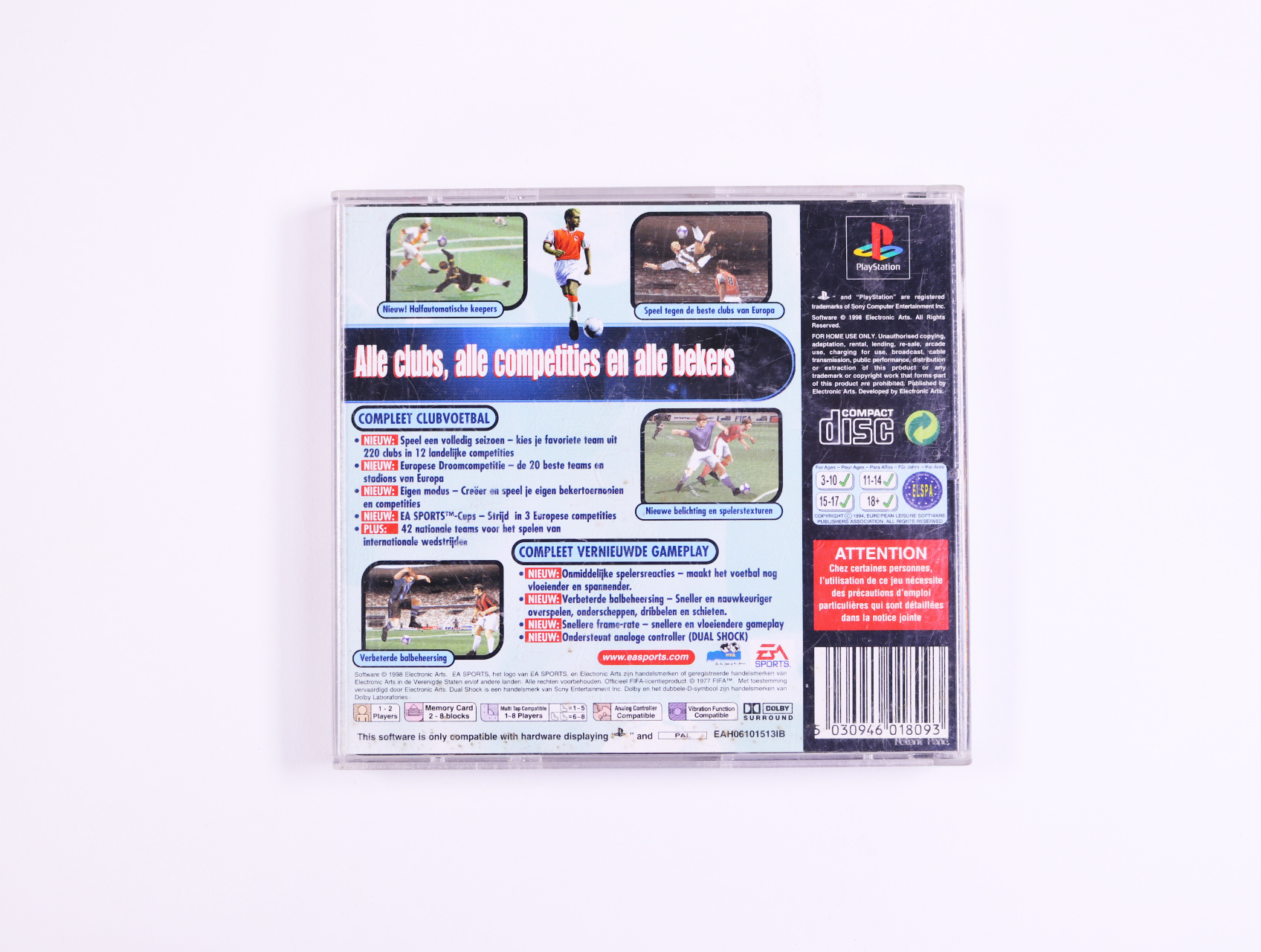 PlayStation 1 - FIFA 99 - productfoto 2