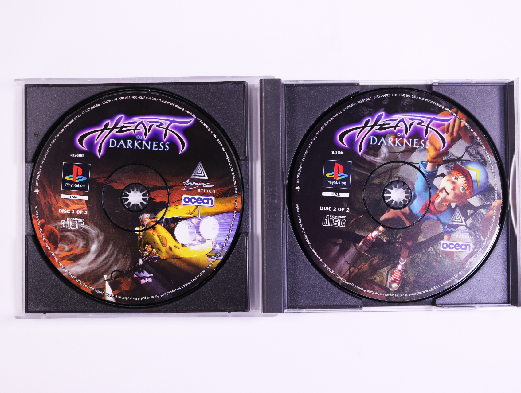 PlayStation 1 - Heart of Darkness - productfoto 3