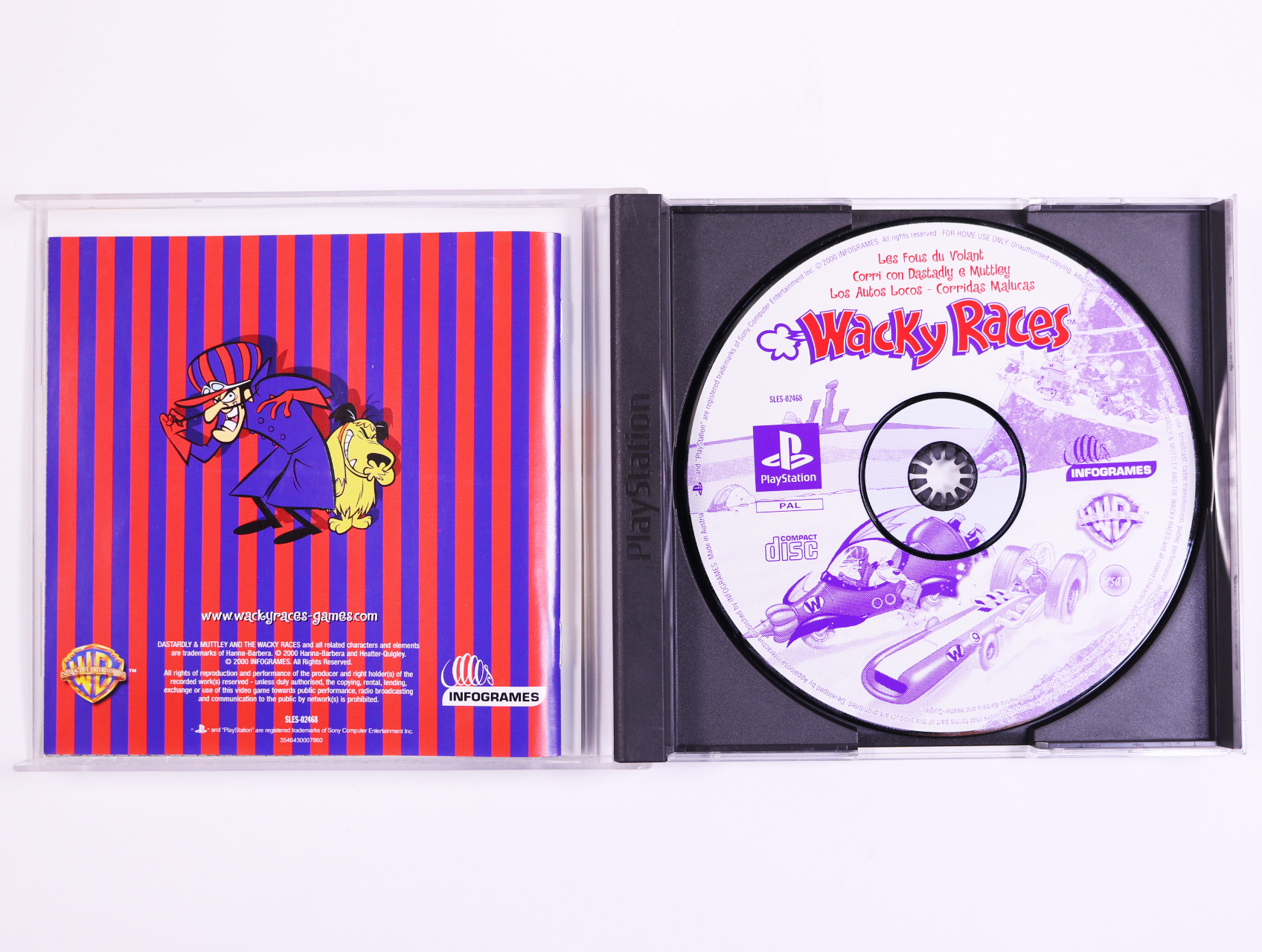PlayStation 1 - Wacky Races - productfoto 3