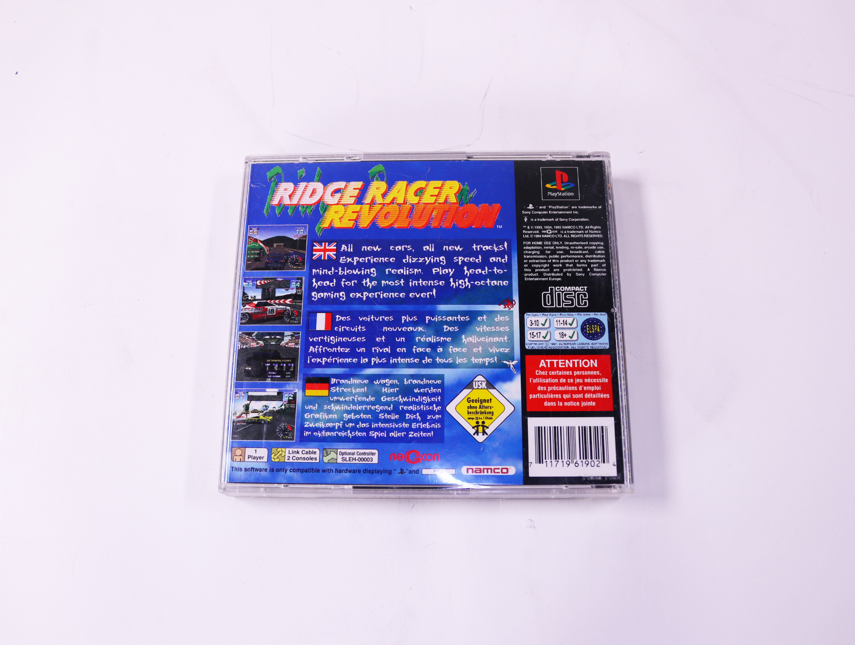 PlayStation 1 - Ridge Racer Revolution - productfoto 3