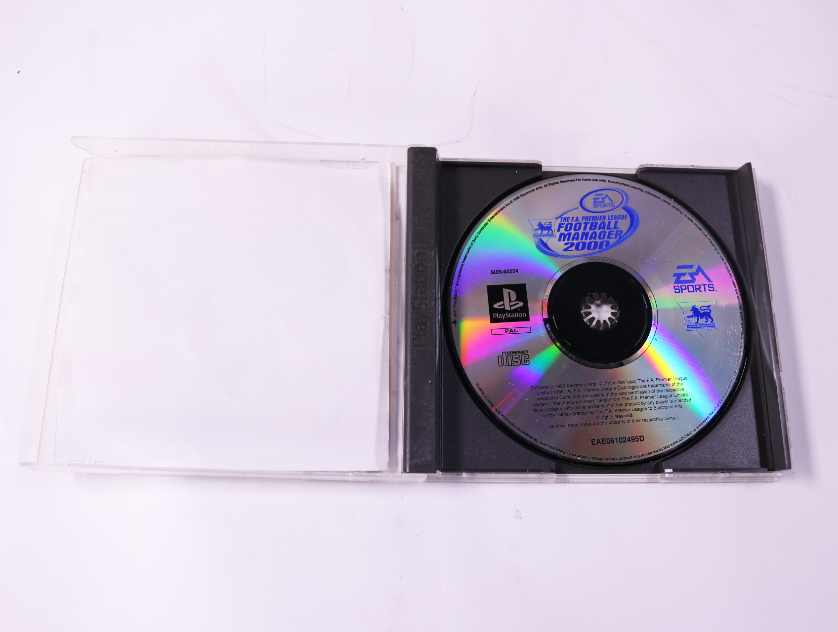 PlayStation 1 - Football Manager 2000 - productfoto 2