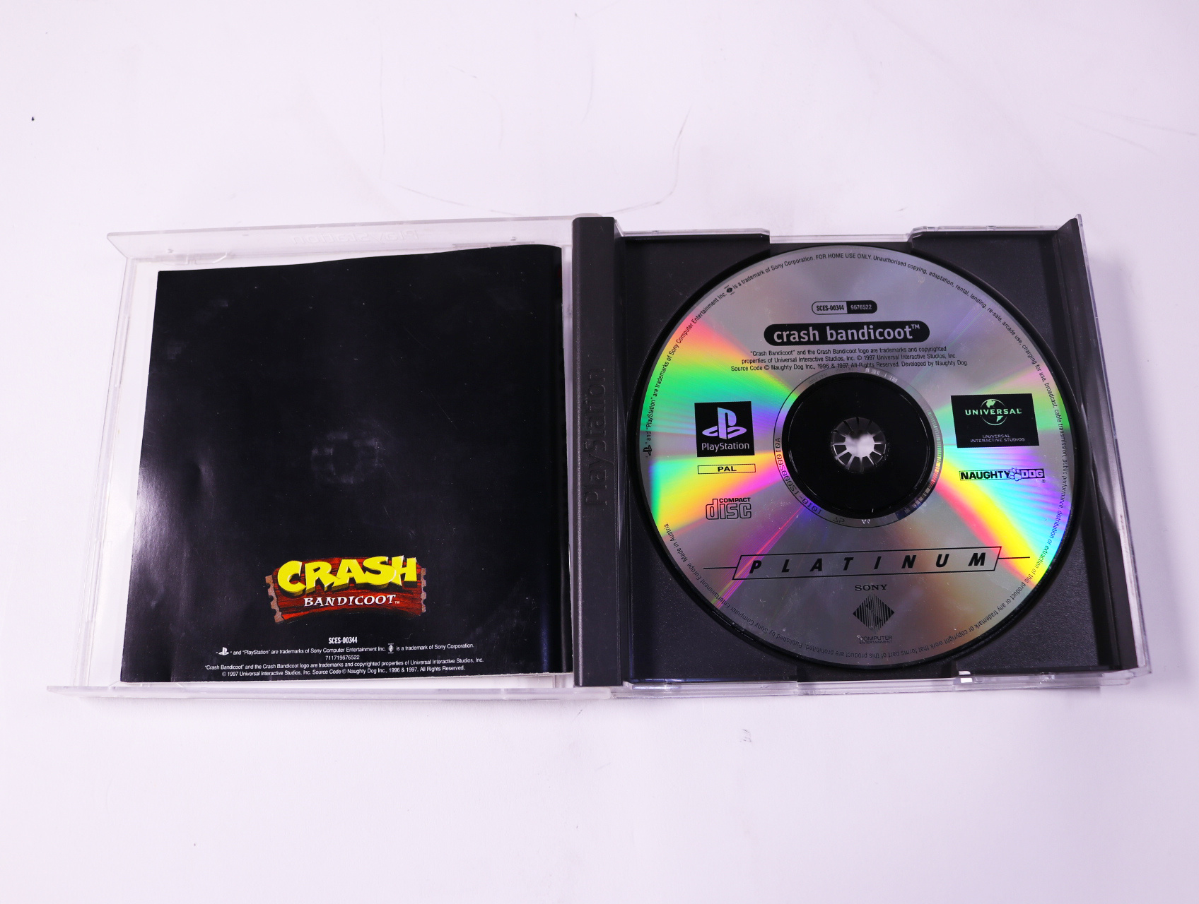 PlayStation 1 - Crash Bandicoot [Platinum] - productfoto 2