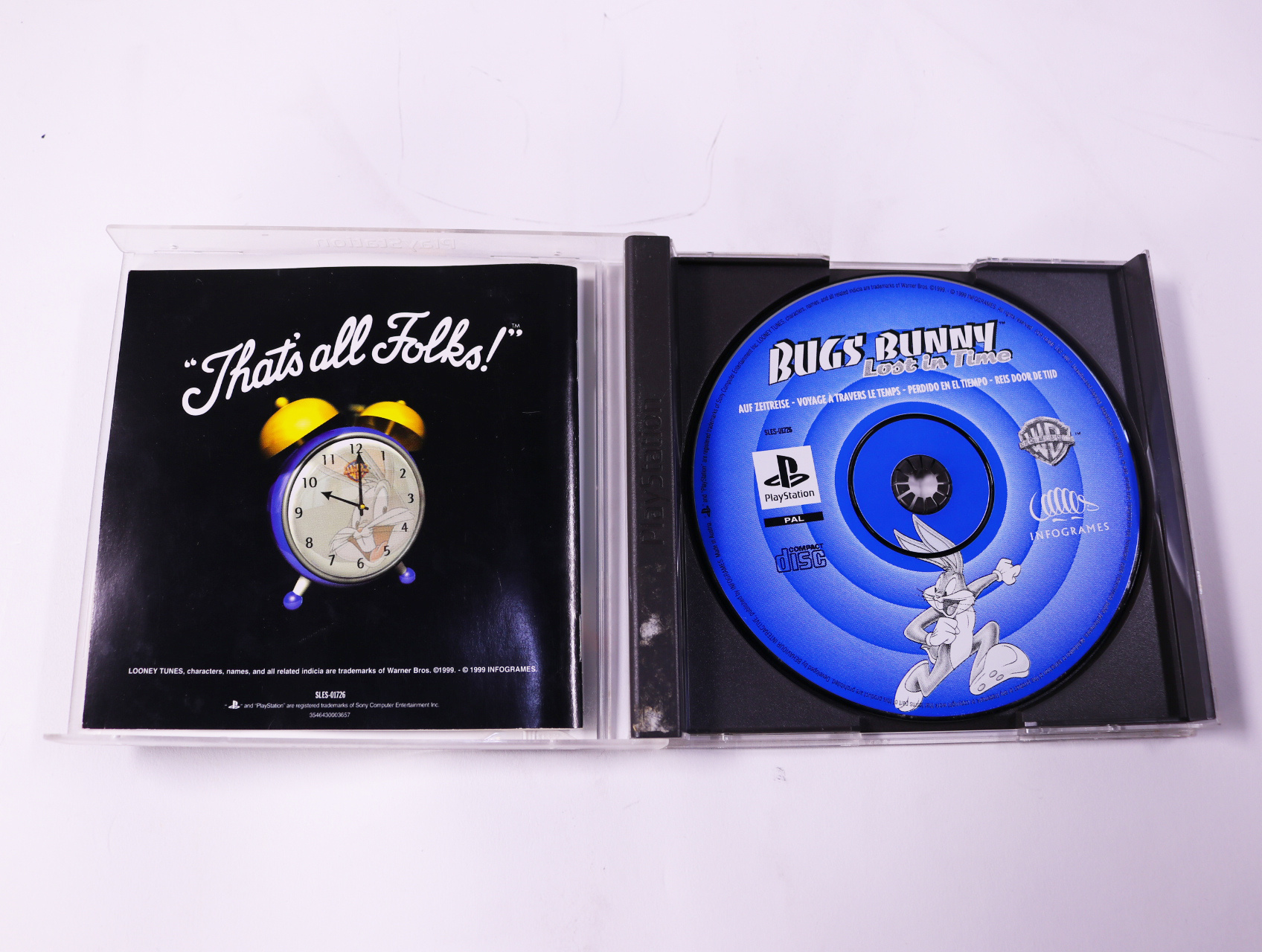 PlayStation 1 - Bugs Bunny: Lost in Time - productfoto 2