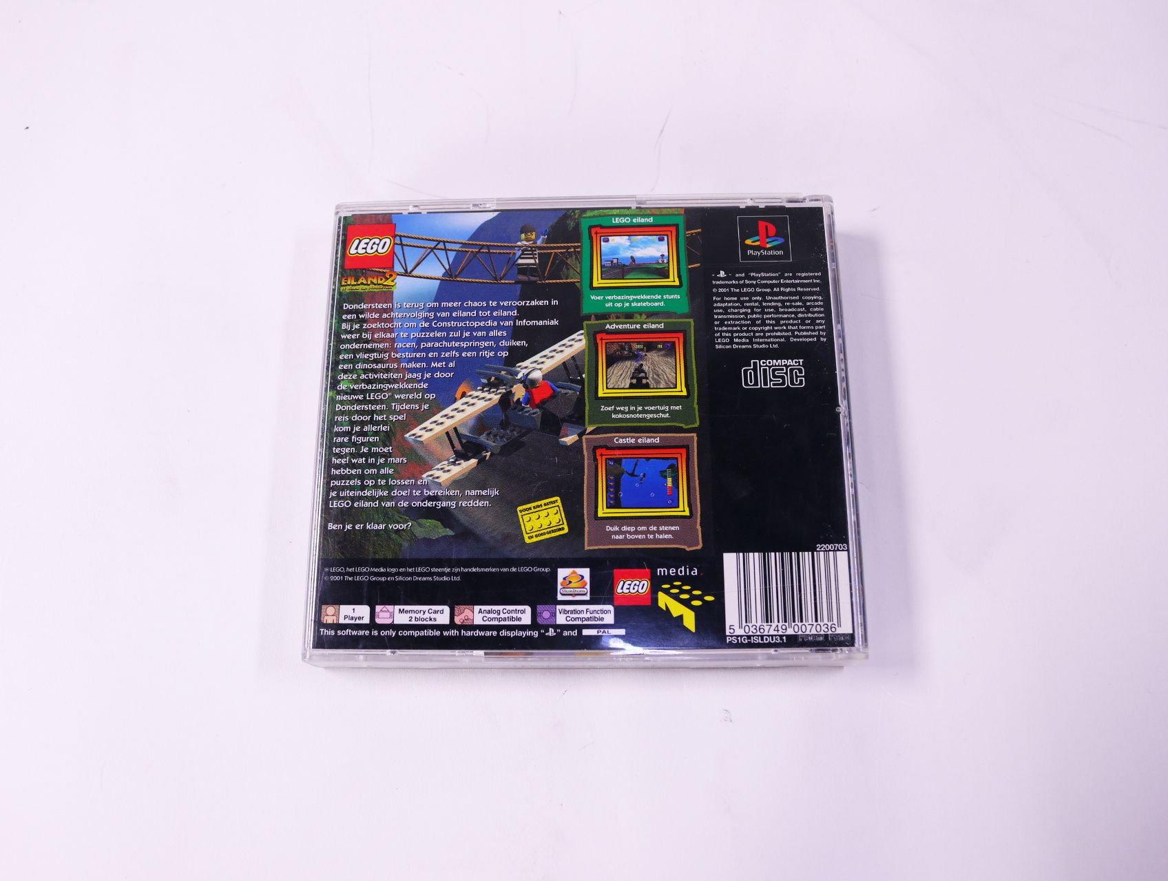 PlayStation 1 - Lego Island 2: The Brickster's Revenge - productfoto 3
