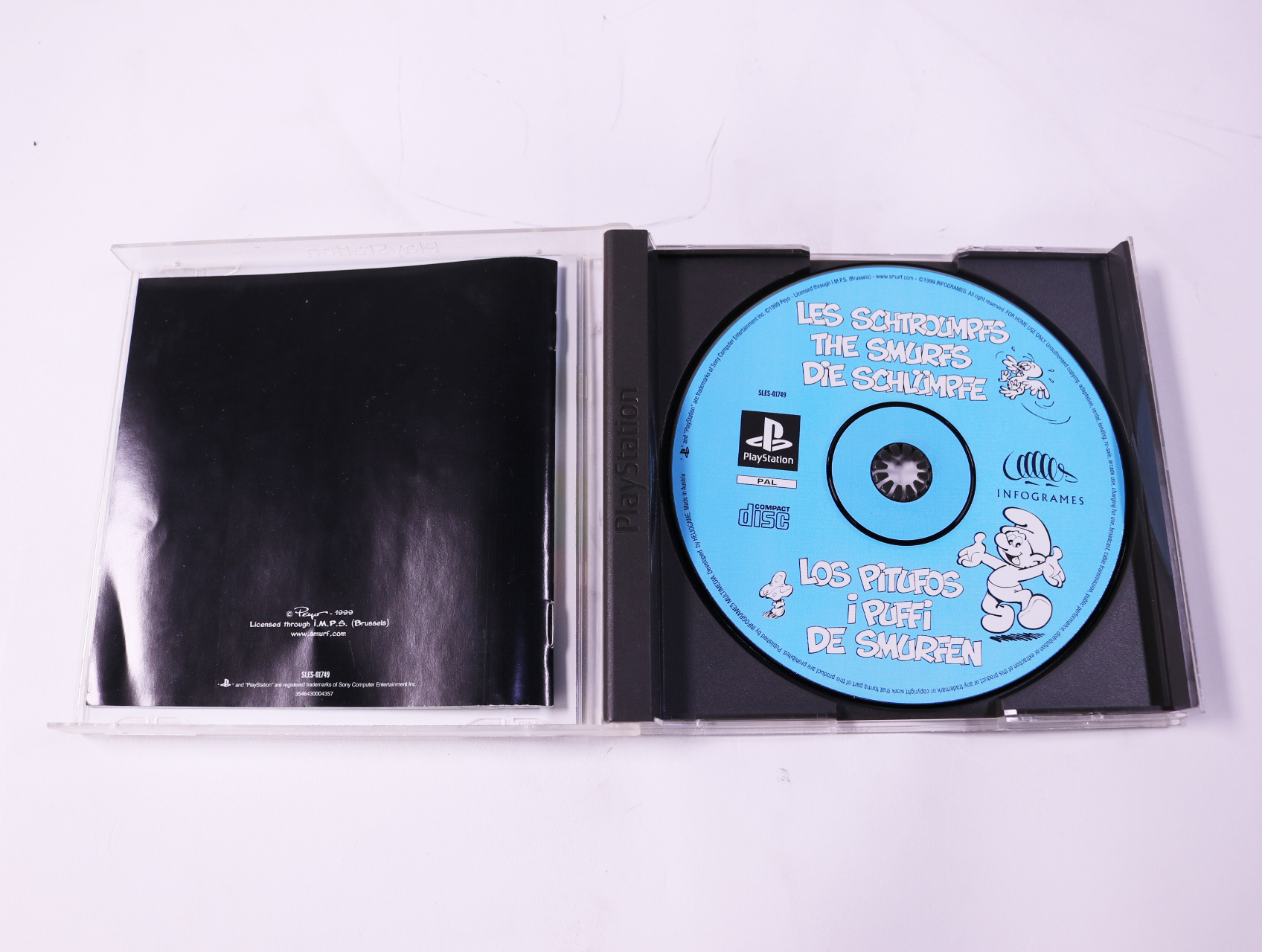 PlayStation 1 - De Smurfen - productfoto 2