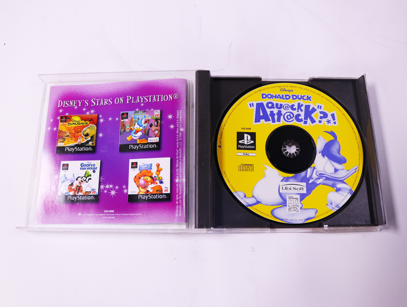 PlayStation 1 - Donald Duck: Quack Attack - productfoto 2
