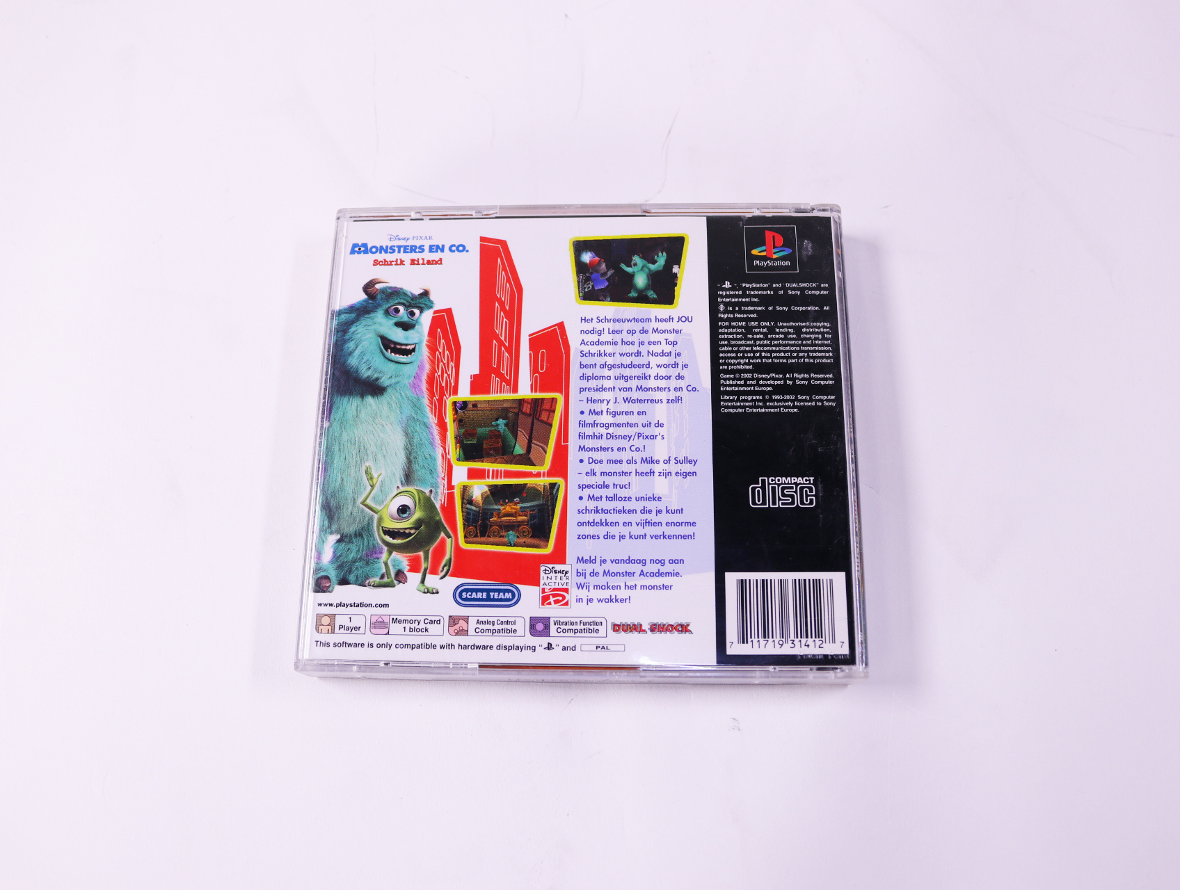 PlayStation 1 - Monsters en Co Schrik Eiland - productfoto 3