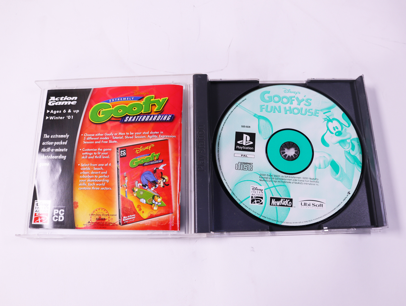 PlayStation 1 - Goofy's Fun House - productfoto 2