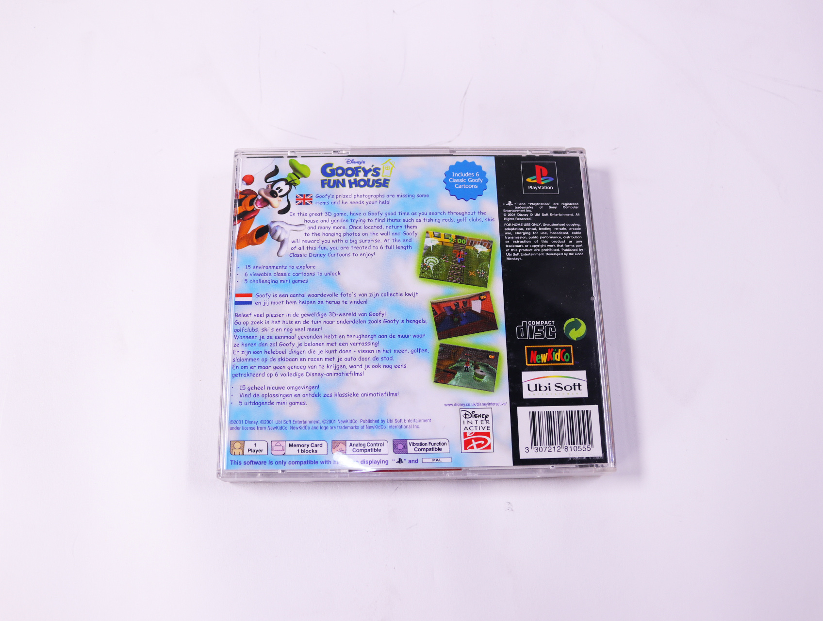 PlayStation 1 - Goofy's Fun House - productfoto 3