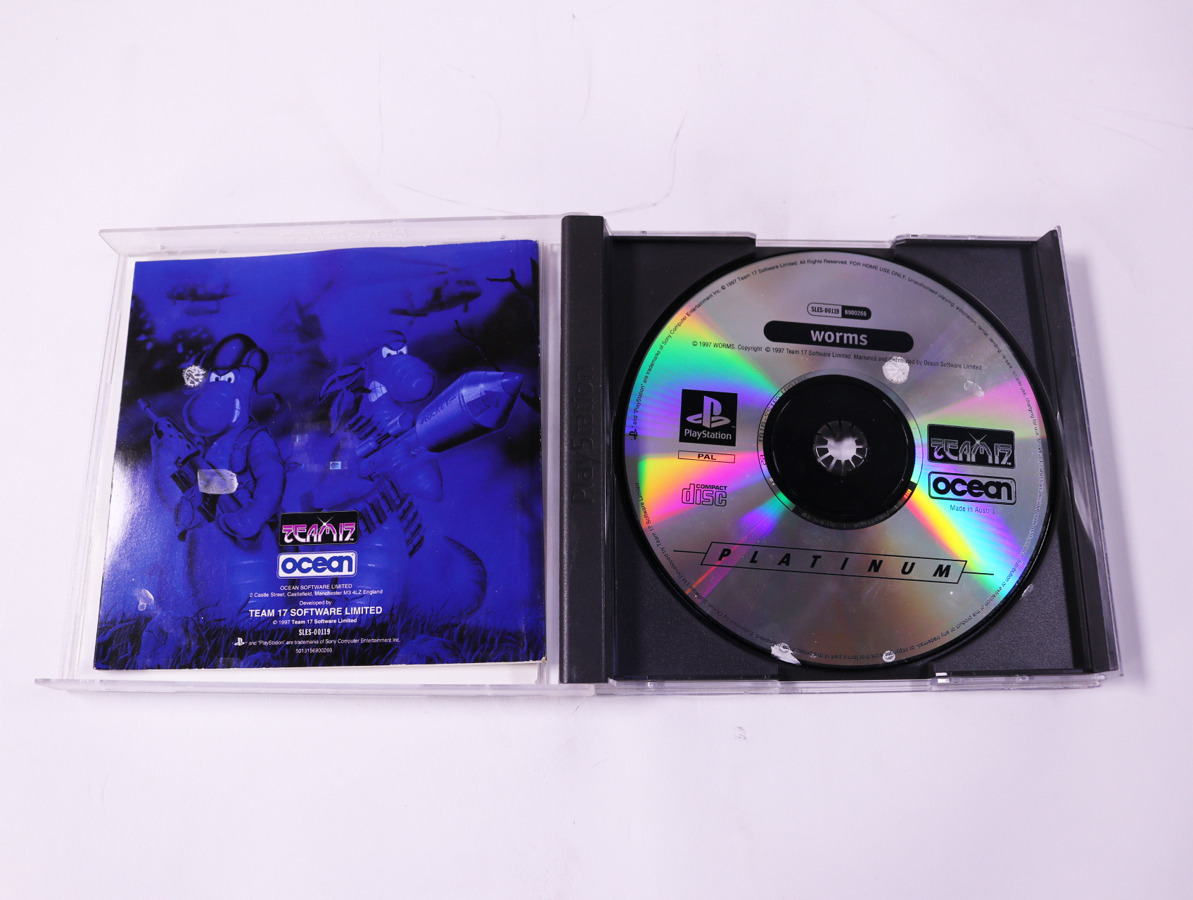 PlayStation 1 - Worms [Platinum] - productfoto 2