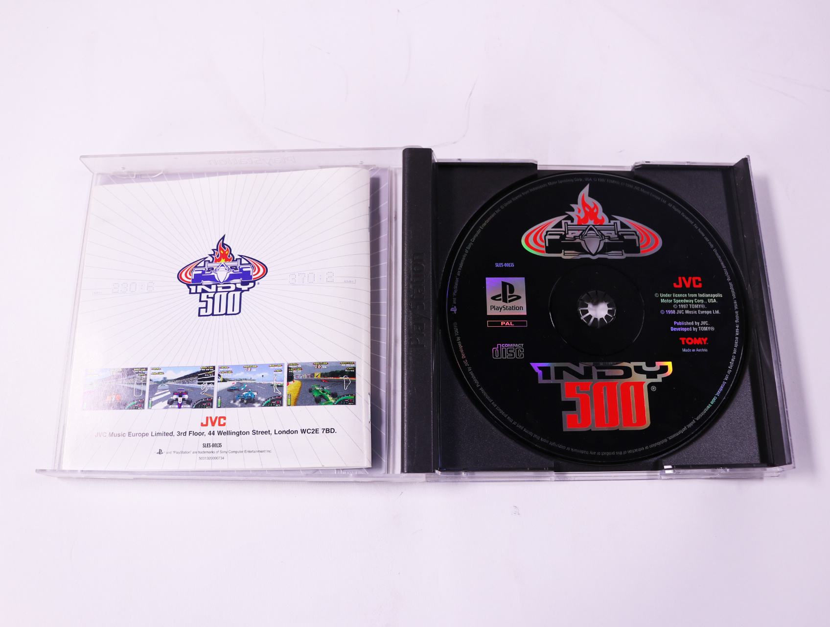 PlayStation 1 - Indy 500 - productfoto 2
