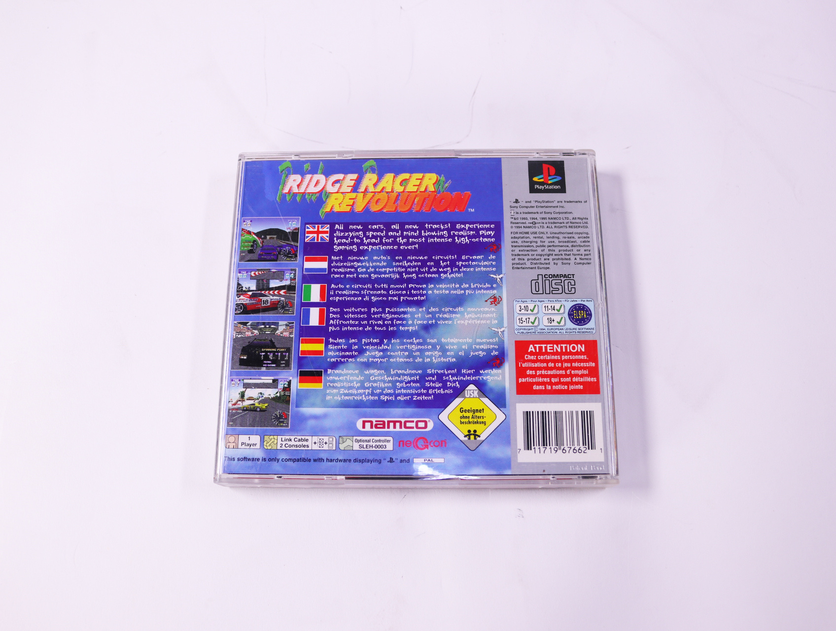 PlayStation 1 - Ridge Racer Revolution [Platinum] - productfoto 3