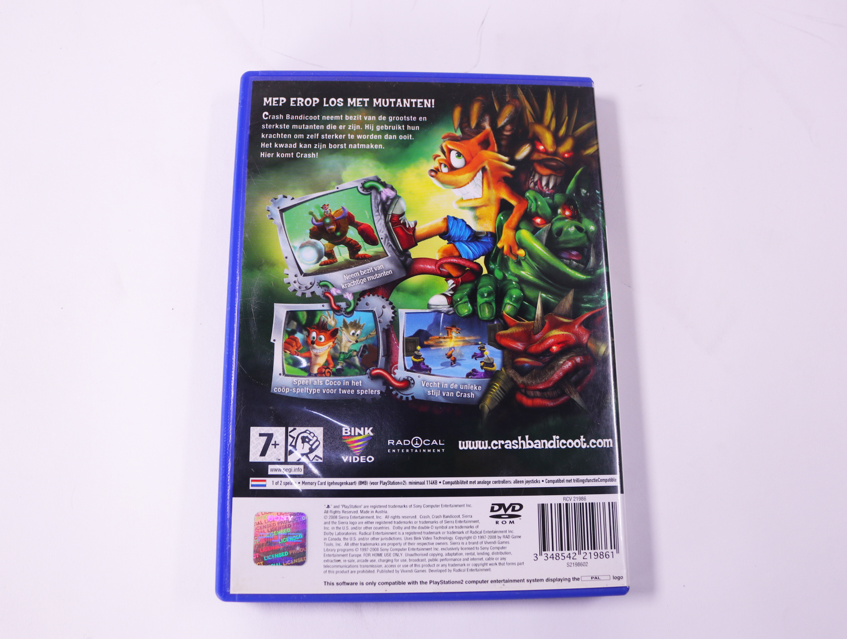 PlayStation 2 - Crash: Mind Over Mutant - productfoto 2