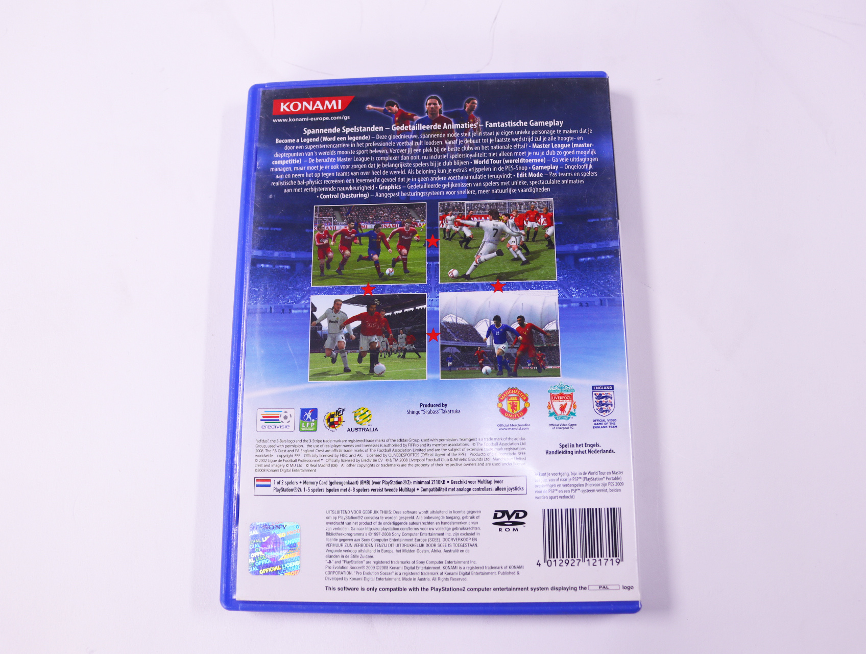 PlayStation 2 - Pro Evolution Soccer 2009 [No Manual] - productfoto 3