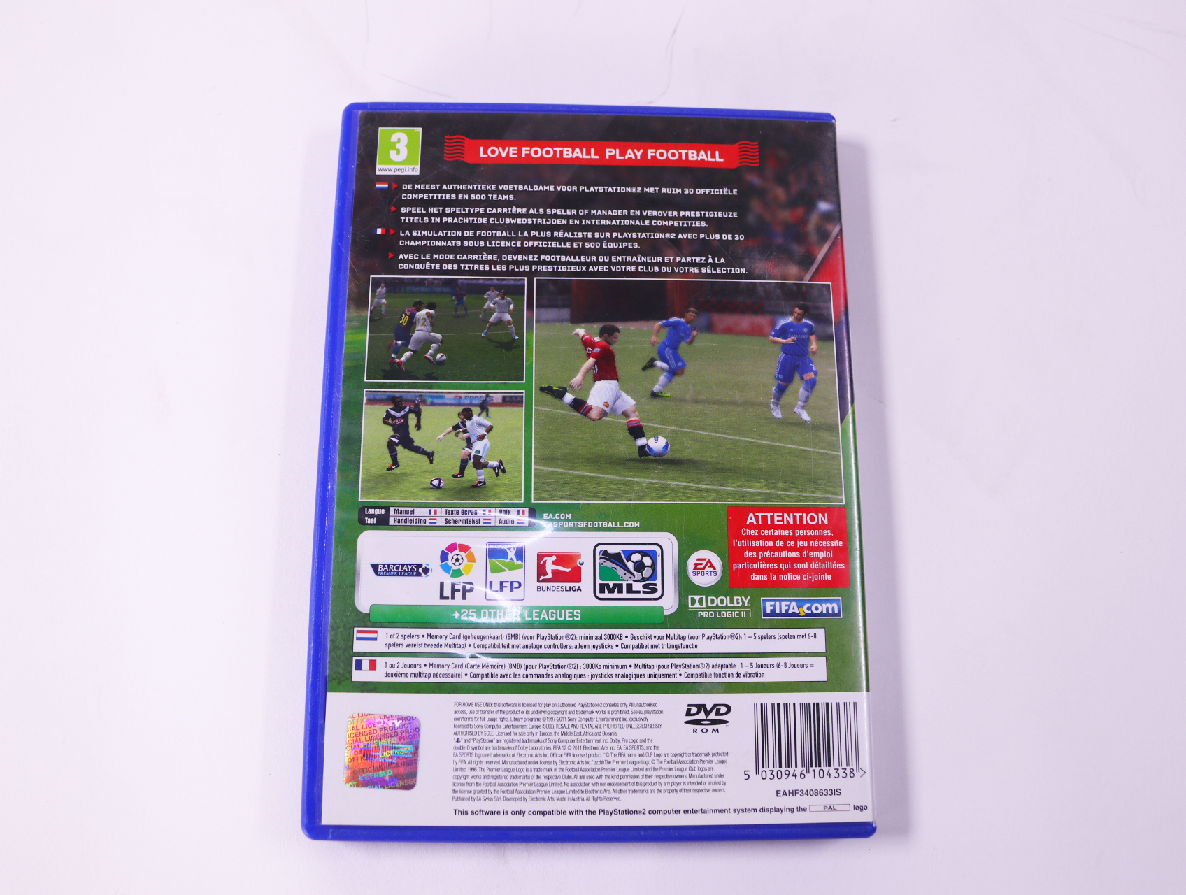 PlayStation 2 - FIFA Soccer 12 - productfoto 2