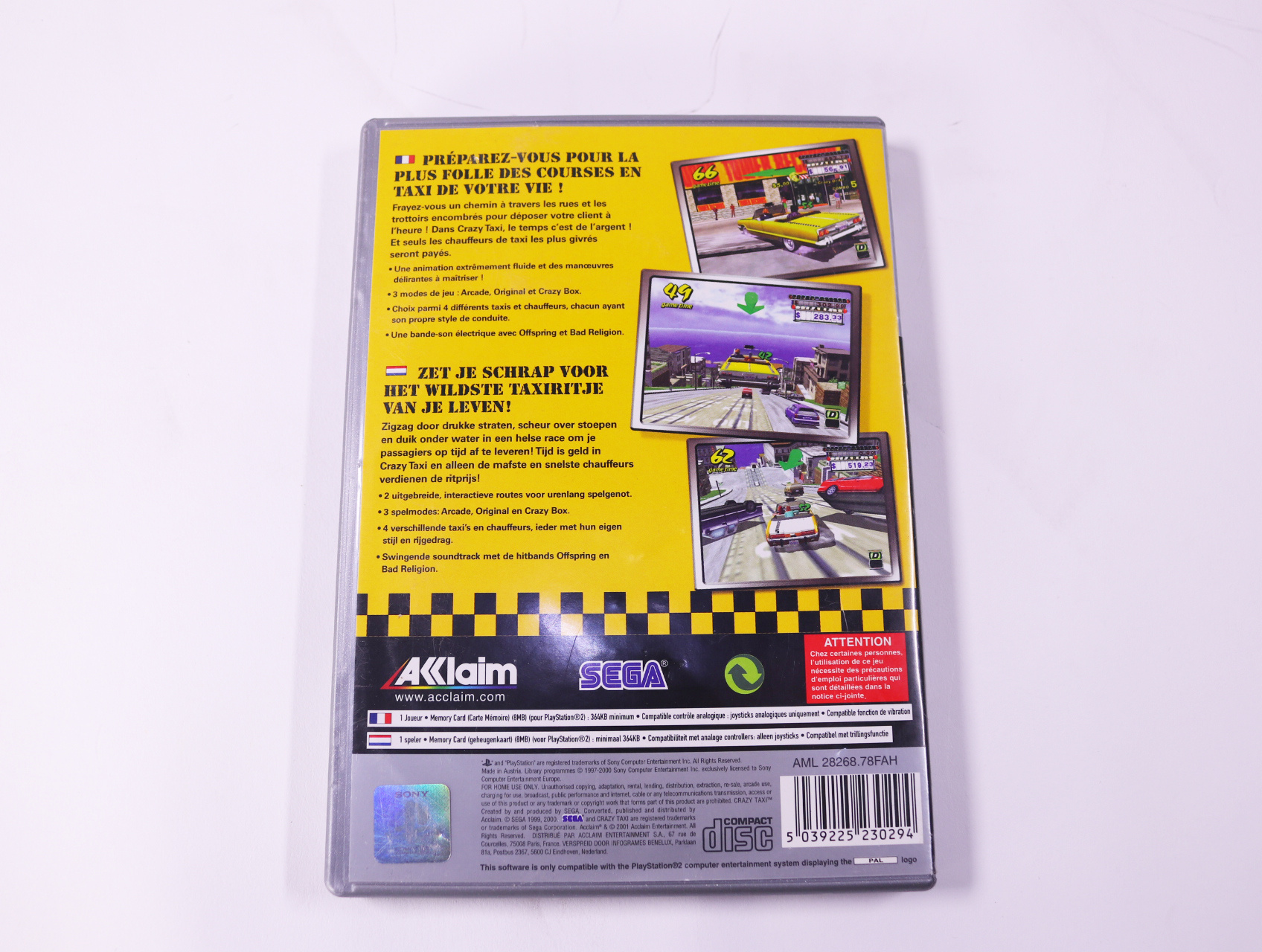 PlayStation 2 - Crazy Taxi [Platinum] - productfoto 2