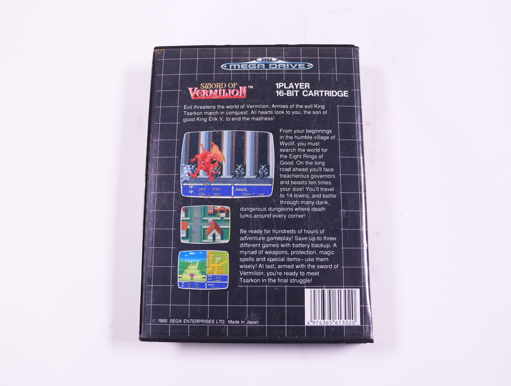 SEGA Mega Drive - Sword of Vermilion - productfoto 2