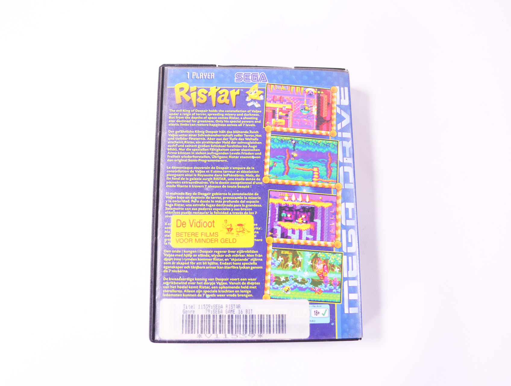 SEGA Mega Drive - Ristar - productfoto 3