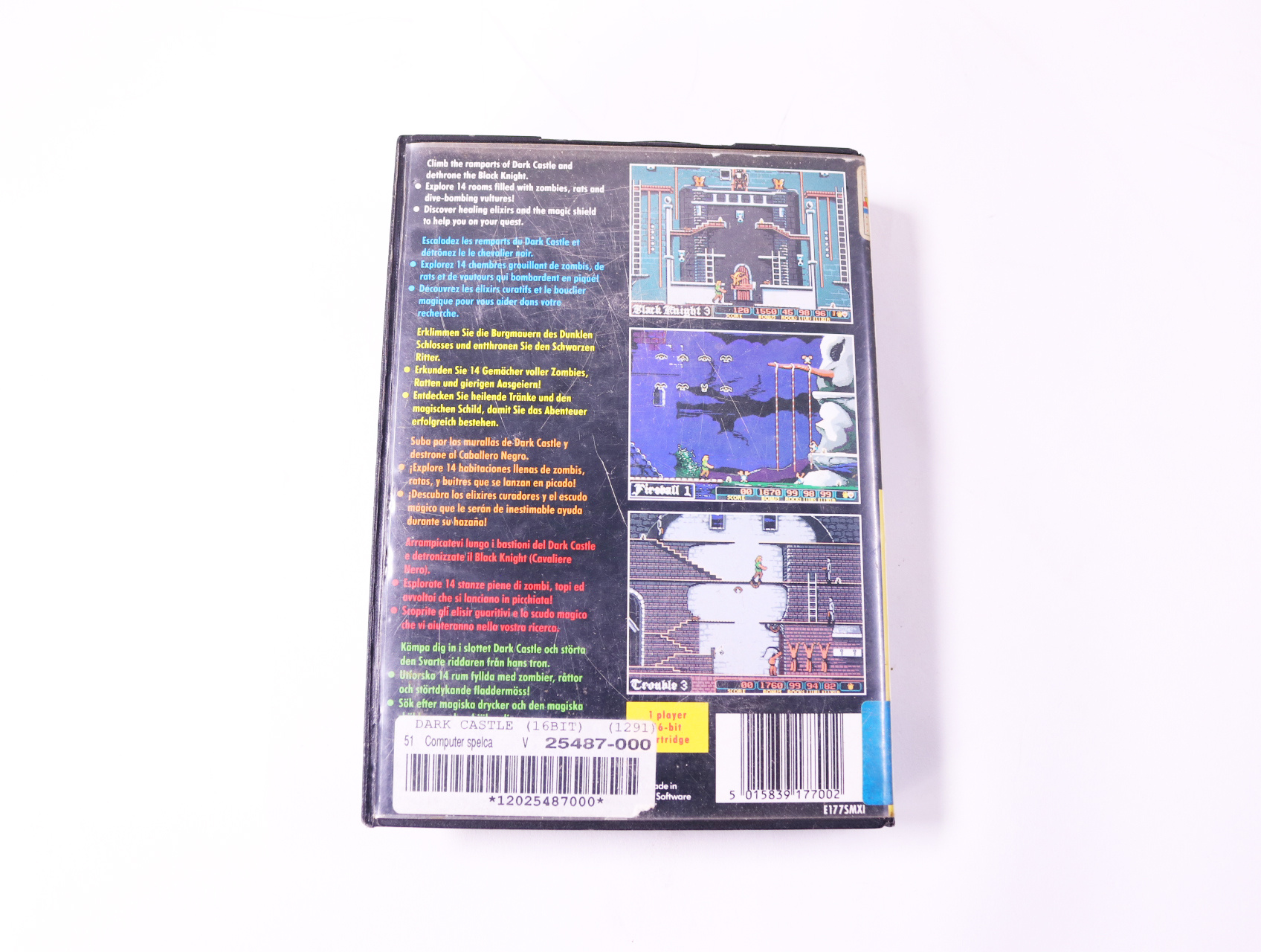 SEGA Mega Drive - Dark Castle - productfoto 3