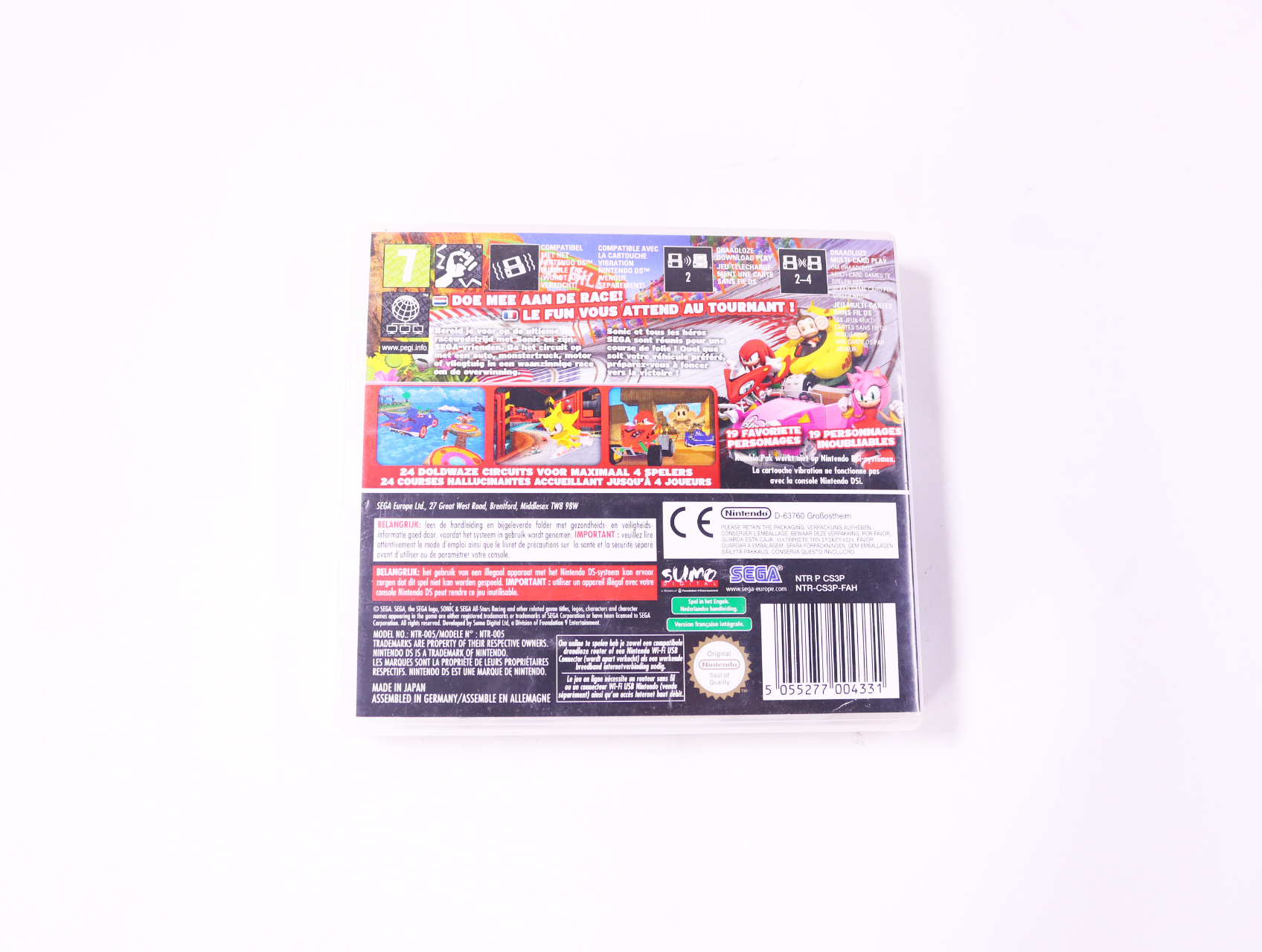 Nintendo DS - Sonic & Sega All-Stars Racing - productfoto 2