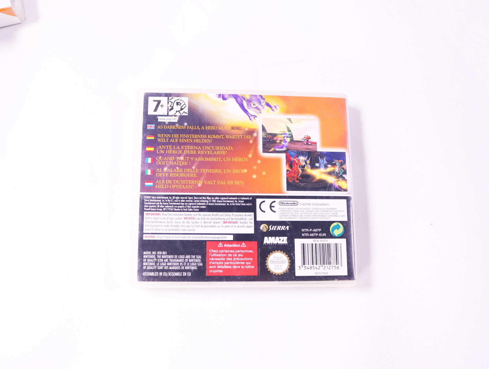 Nintendo DS - The Legend of Spyro: The Eternal Night - productfoto 2