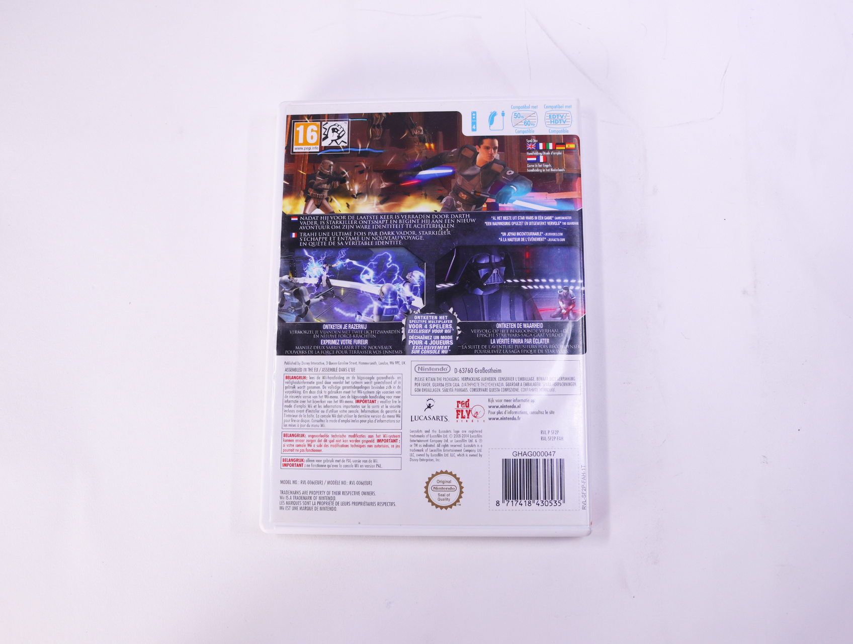 Wii - Star Wars: The Force Unleashed - productfoto 2