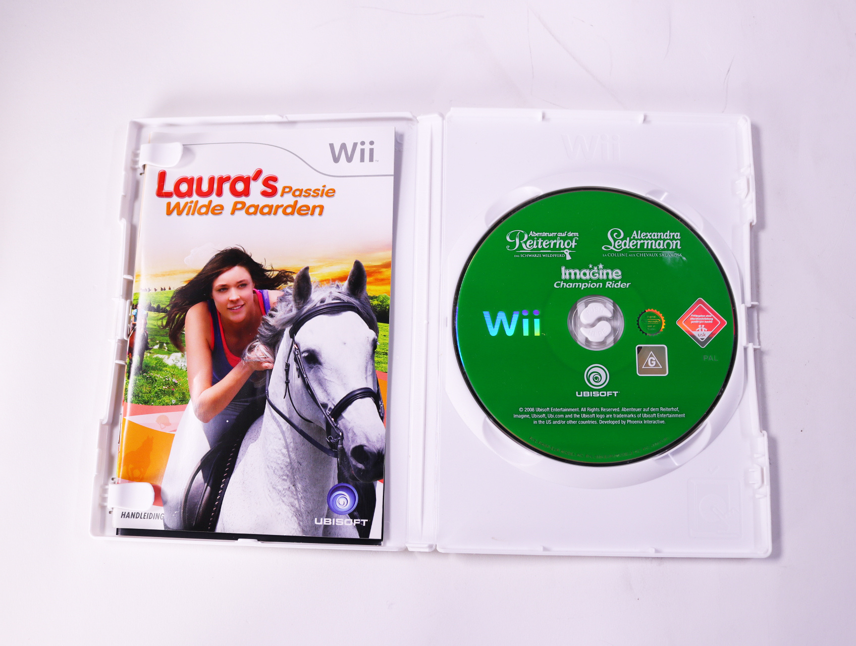 Nintendo Wii - Laura's Passie: Wilde Paarden - productfoto 3