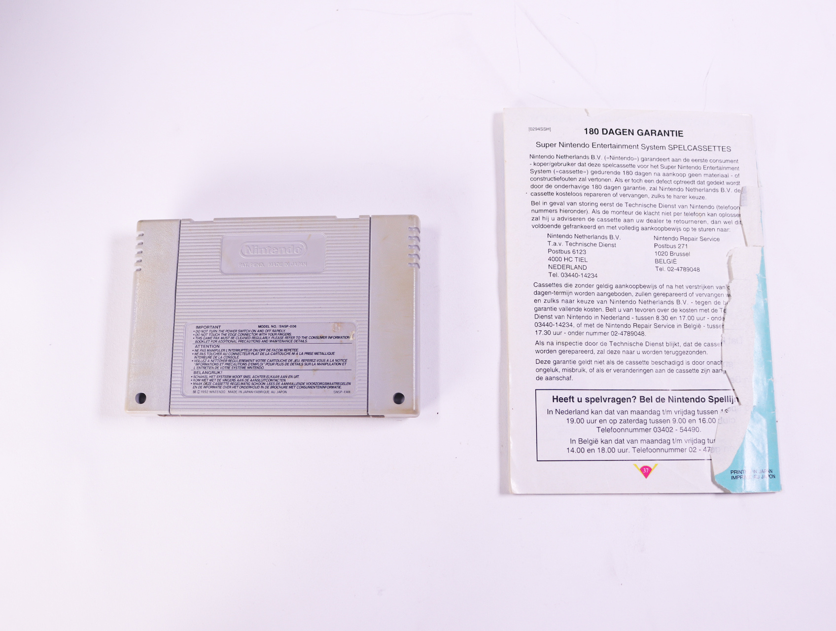 SNES - Mega Man X [Met Boekje] - productfoto 2