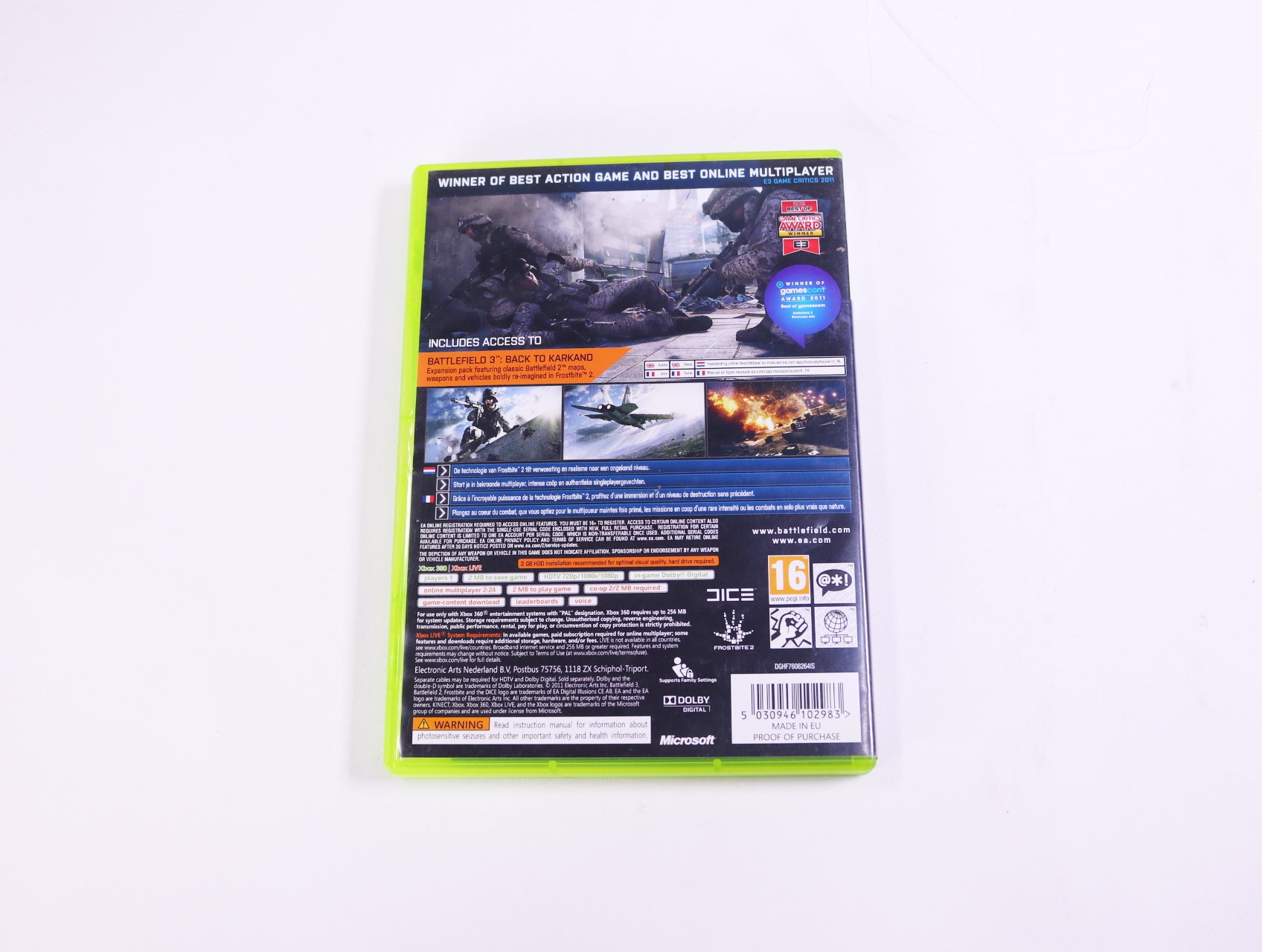 Xbox 360 - Battlefield 3 [Limited Edition] - Electronic Arts - productfoto 2