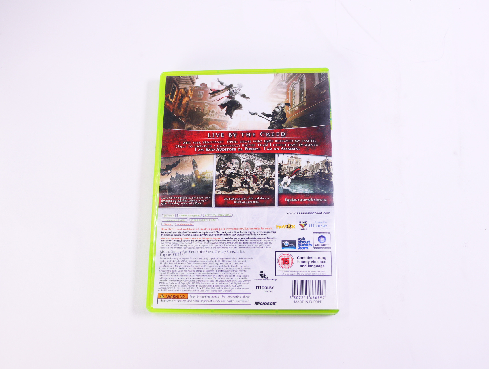 Xbox 360 - Assassin's Creed II - productfoto 2