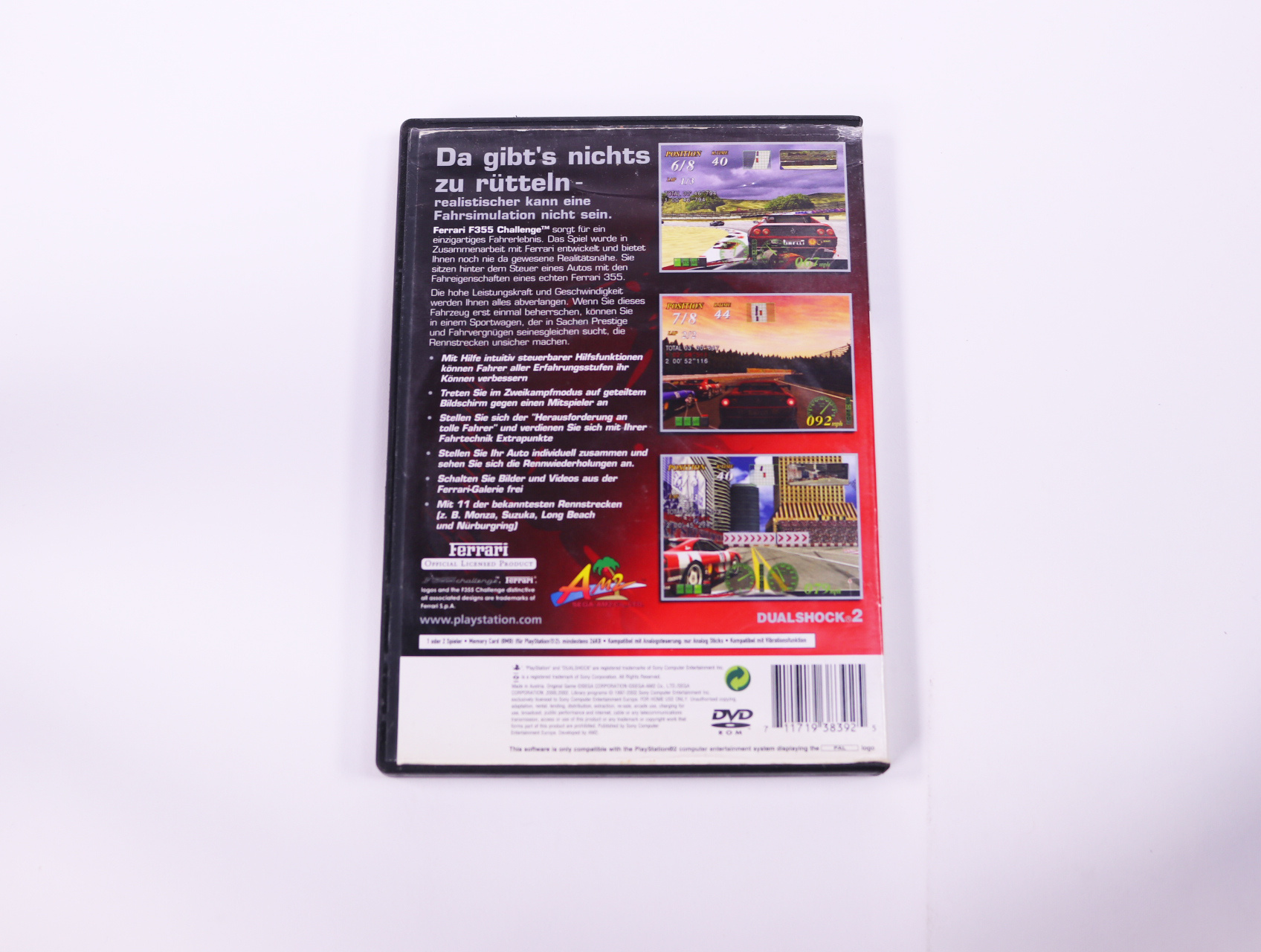 PlayStation 2 - Ferrari F355 Challenge - productfoto 2