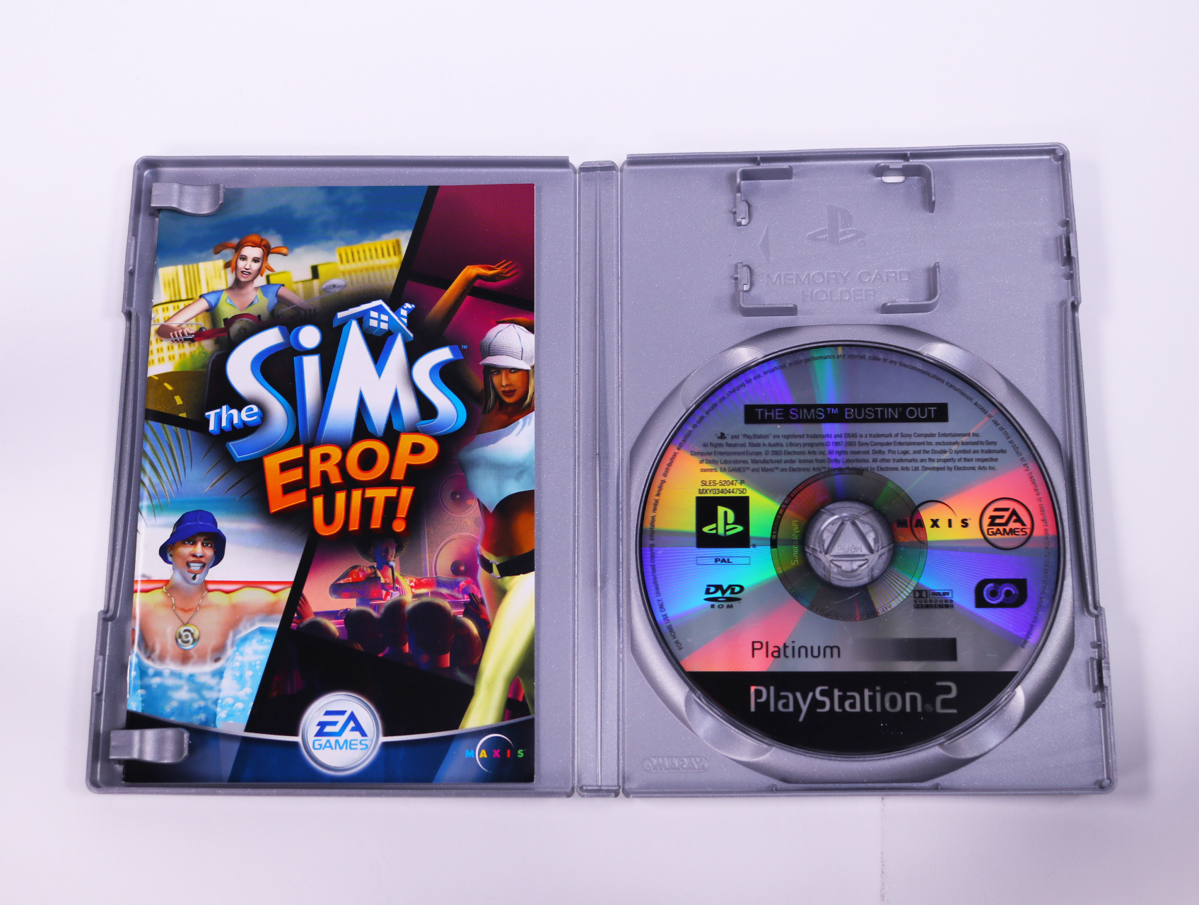 PlayStation 2 - The Sims Erop Uit! [Platinum] - productfoto 3