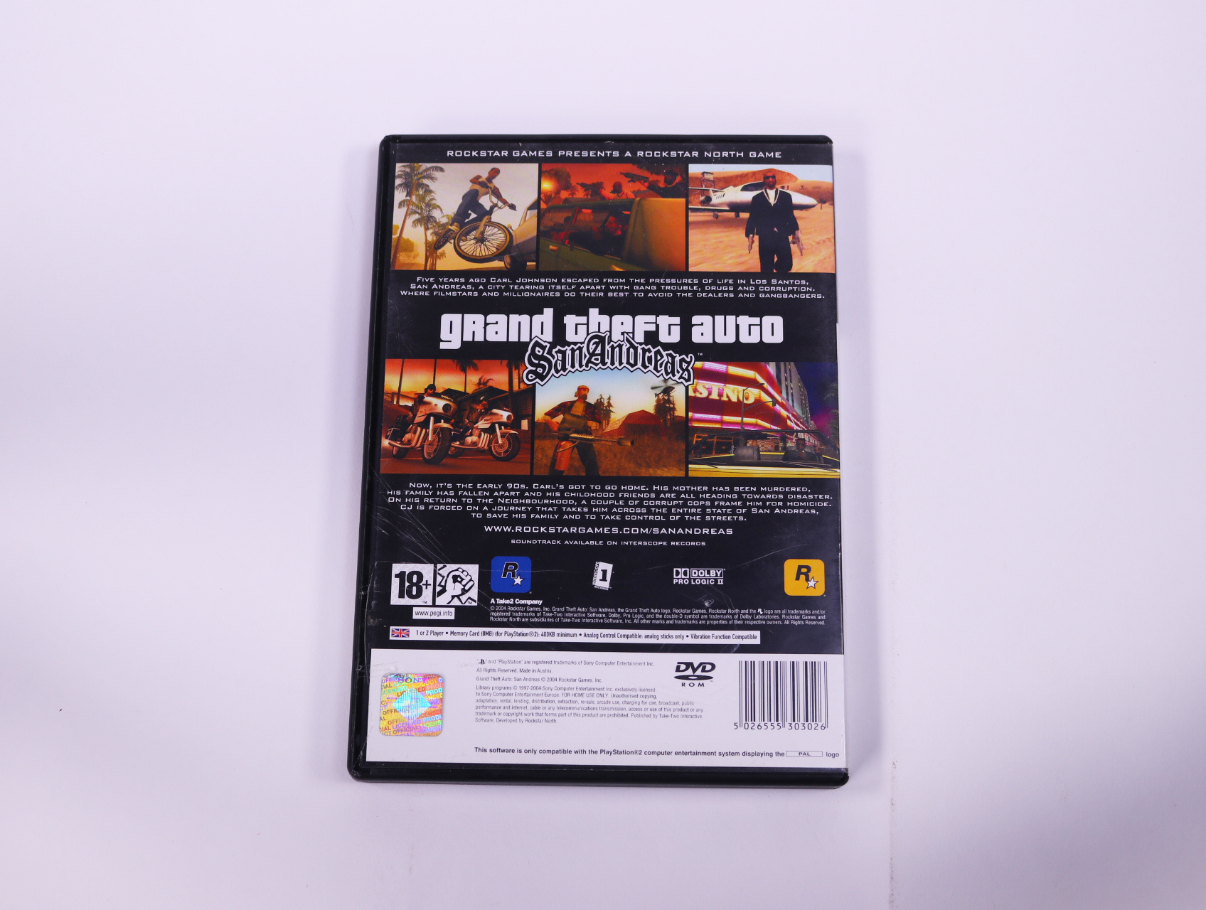 PlayStation 2 - Grand Theft Auto: San Andreas [No Manual] - productfoto 2