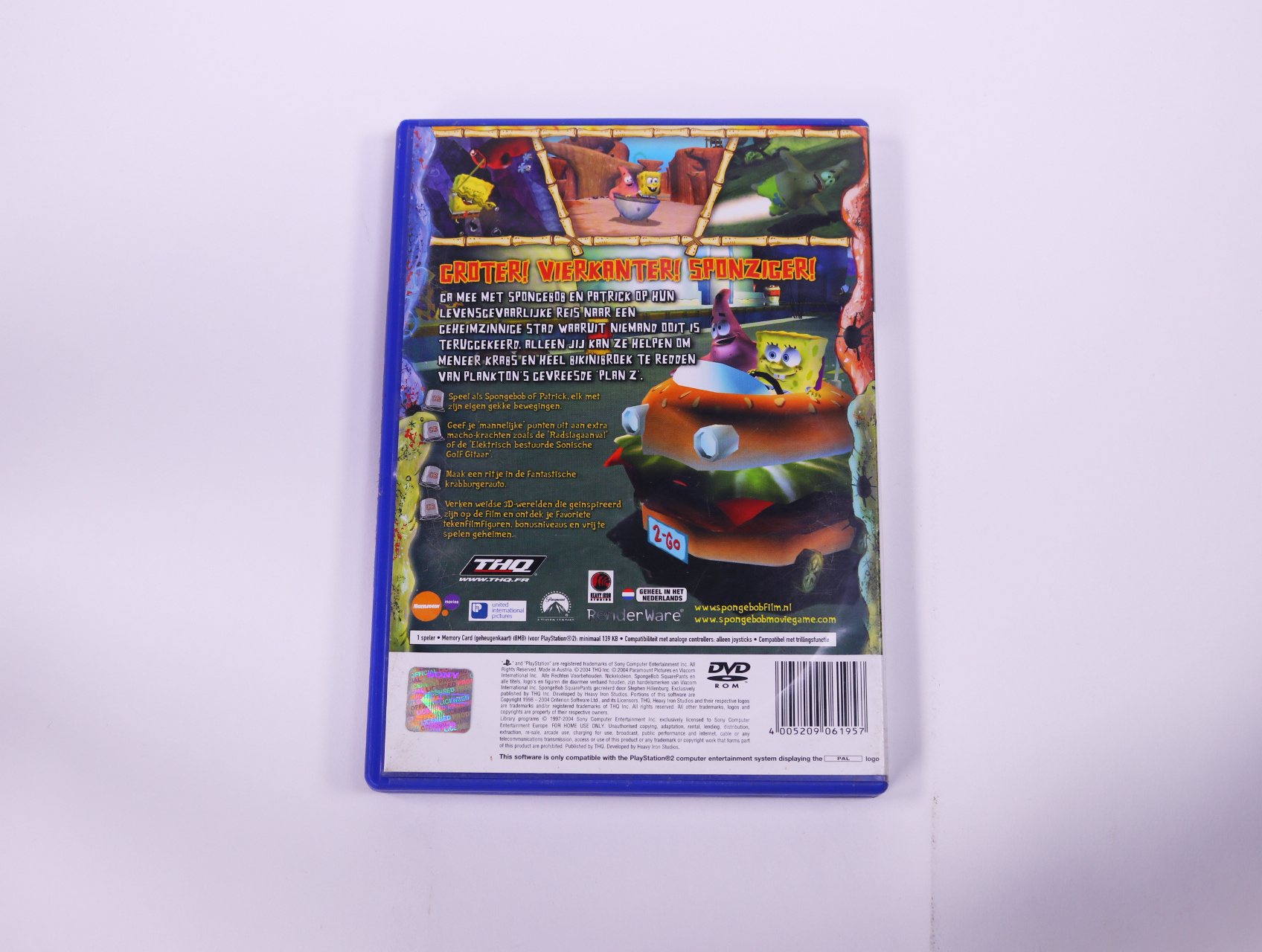 PlayStation 2 - The SpongeBob SquarePants Movie [No Manual] - productfoto 2
