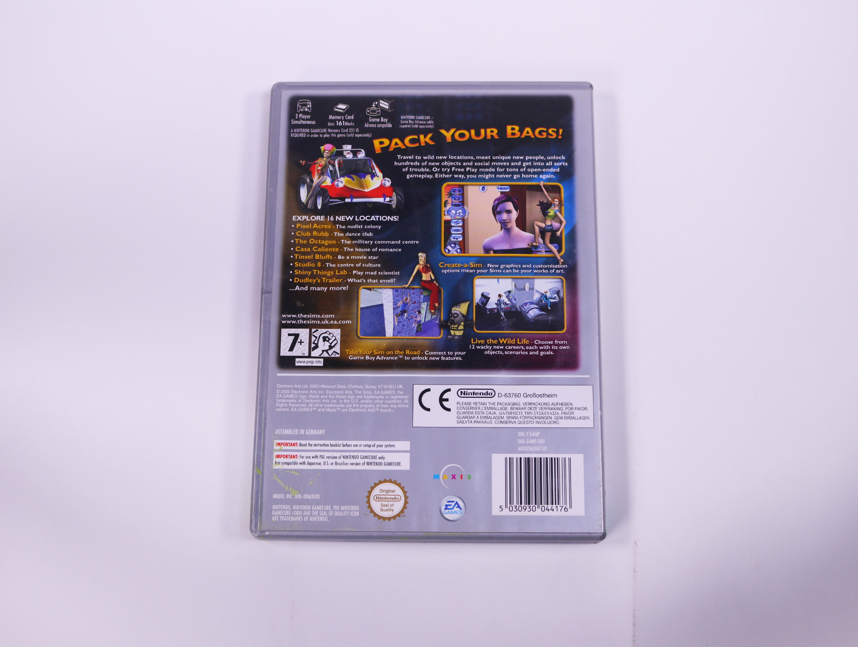 Nintendo GameCube - The Sims: Bustin' Out [Players Choice] - productfoto 2
