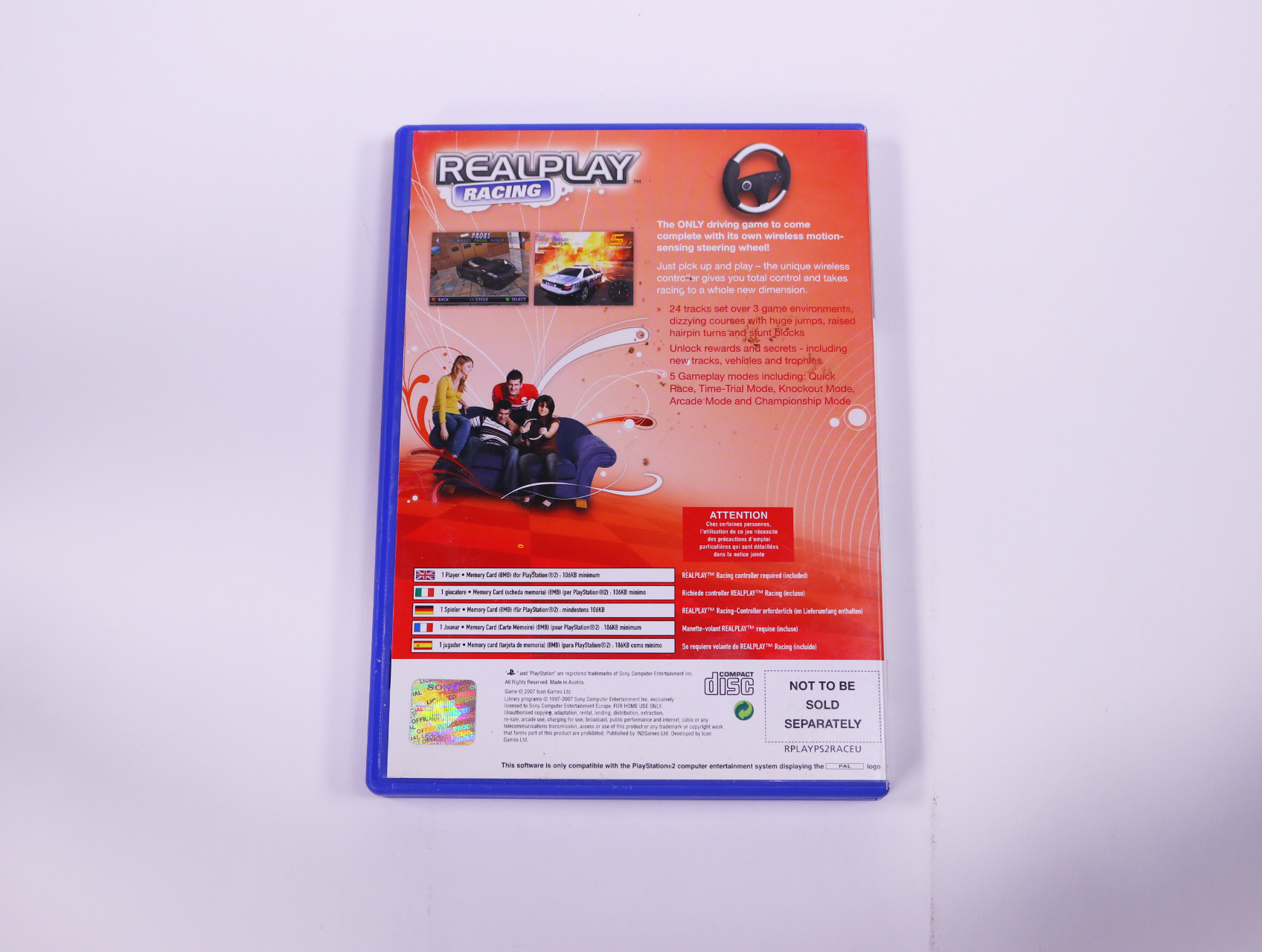 PlayStation 2 - RealPlay Racing - productfoto 2