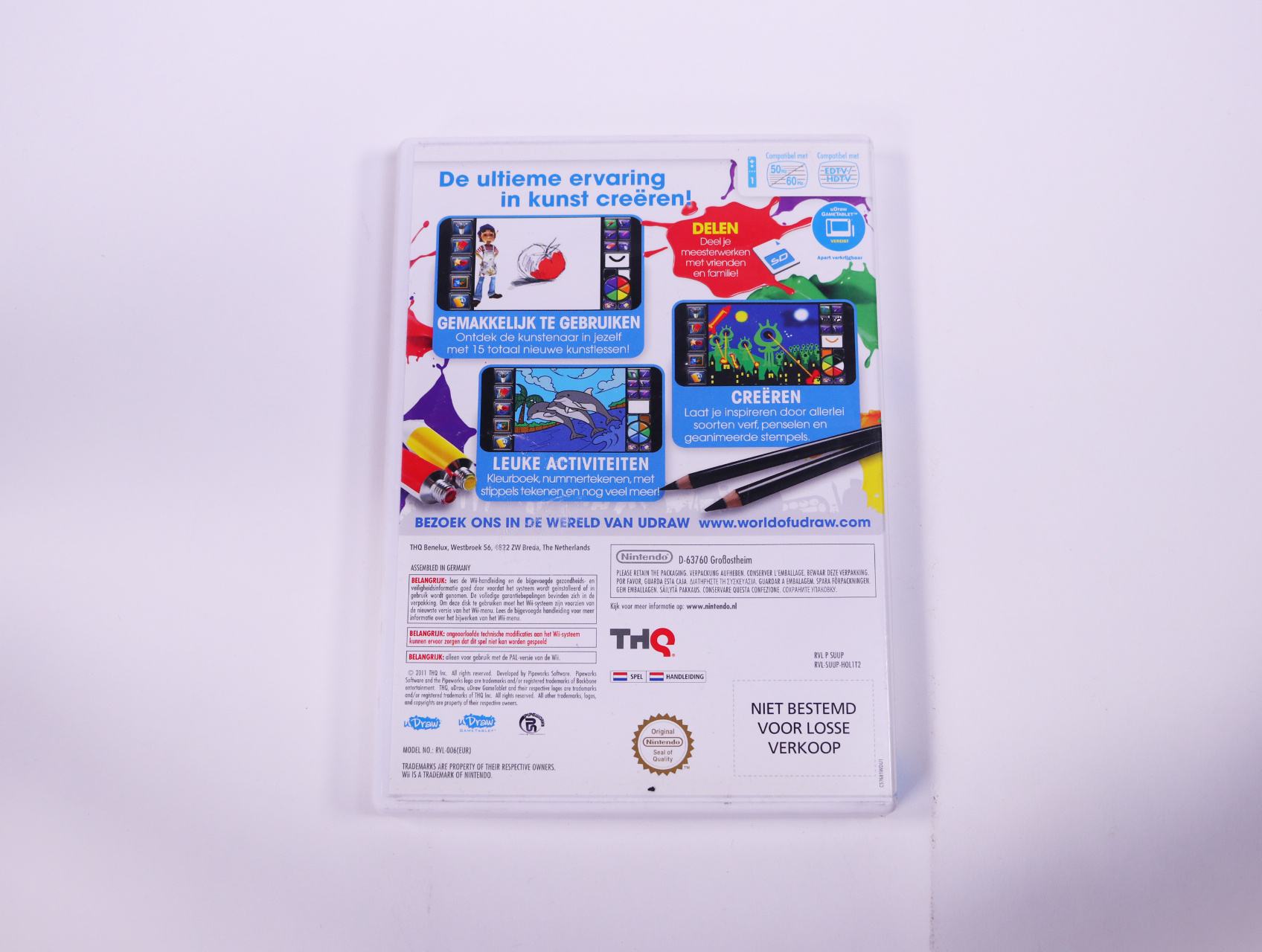 Wii - uDraw Studio: Instant Artist - productfoto 2